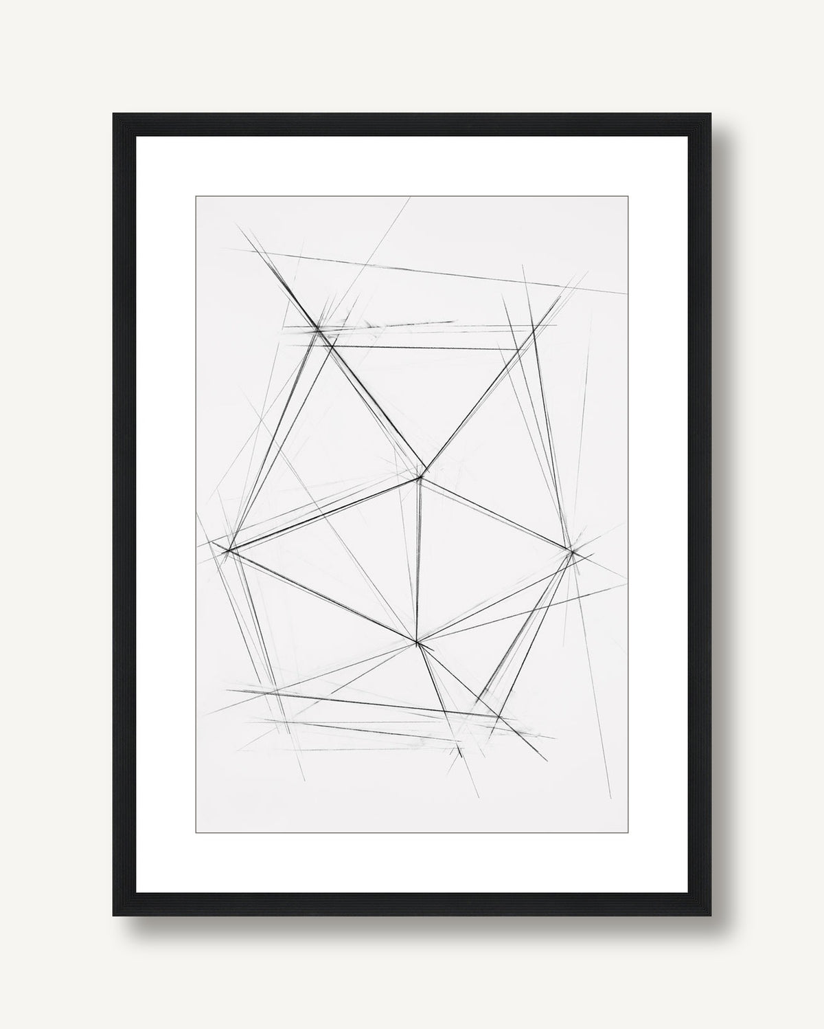 Geometric Progression 3 framed