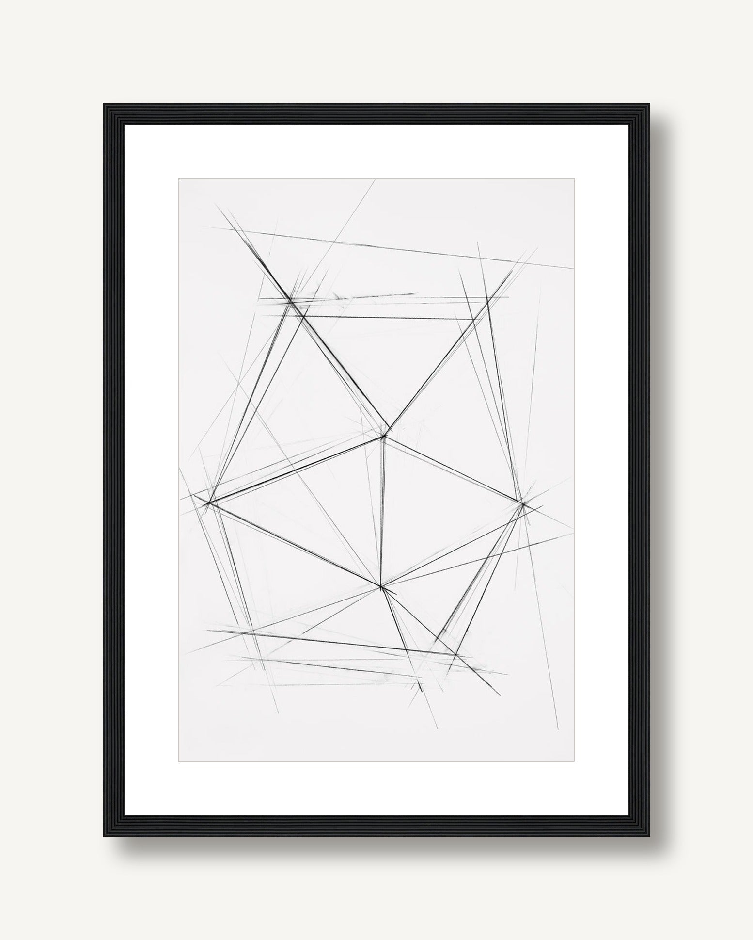 Geometric Progression 3 framed