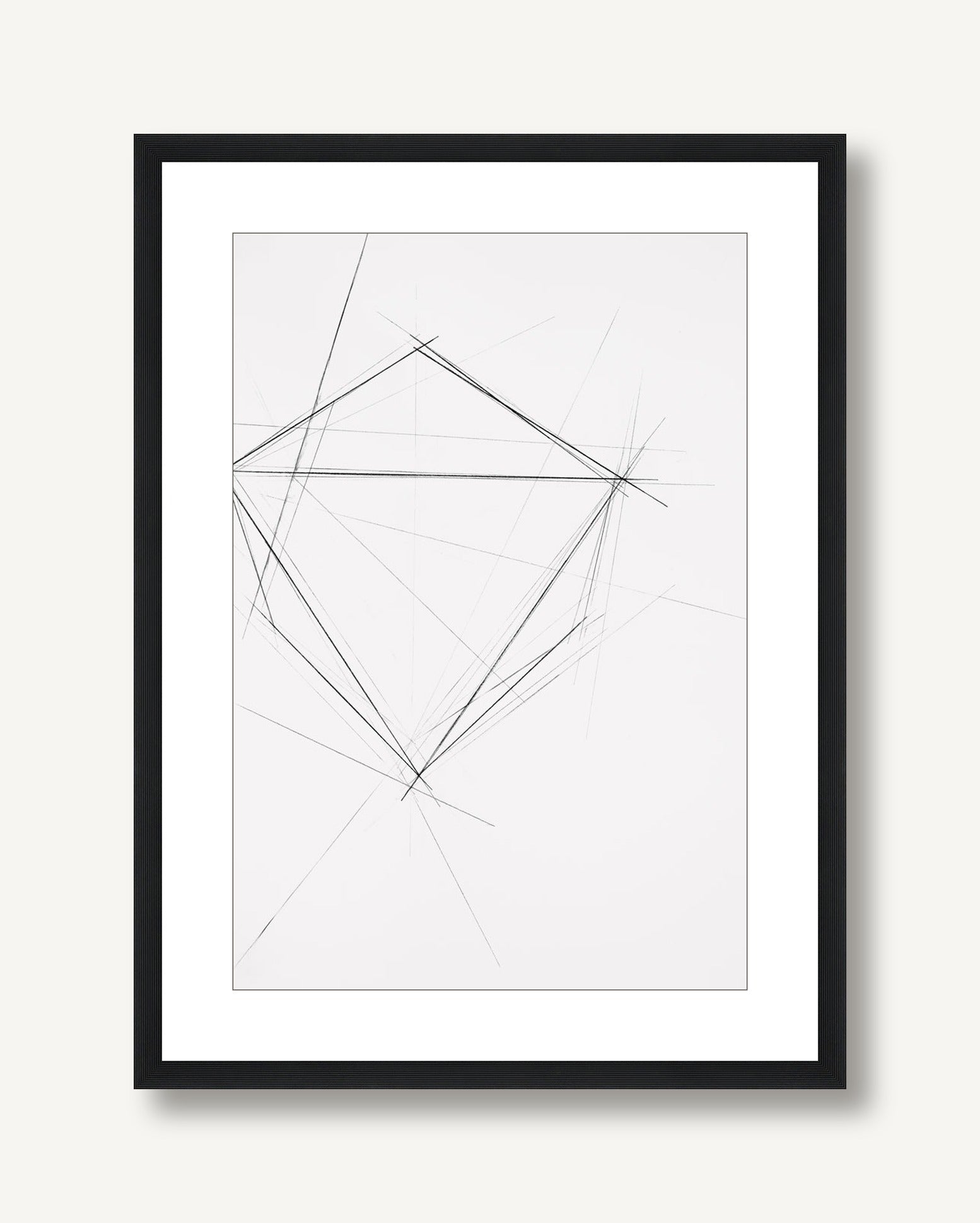 Geometric Progression 4 framed
