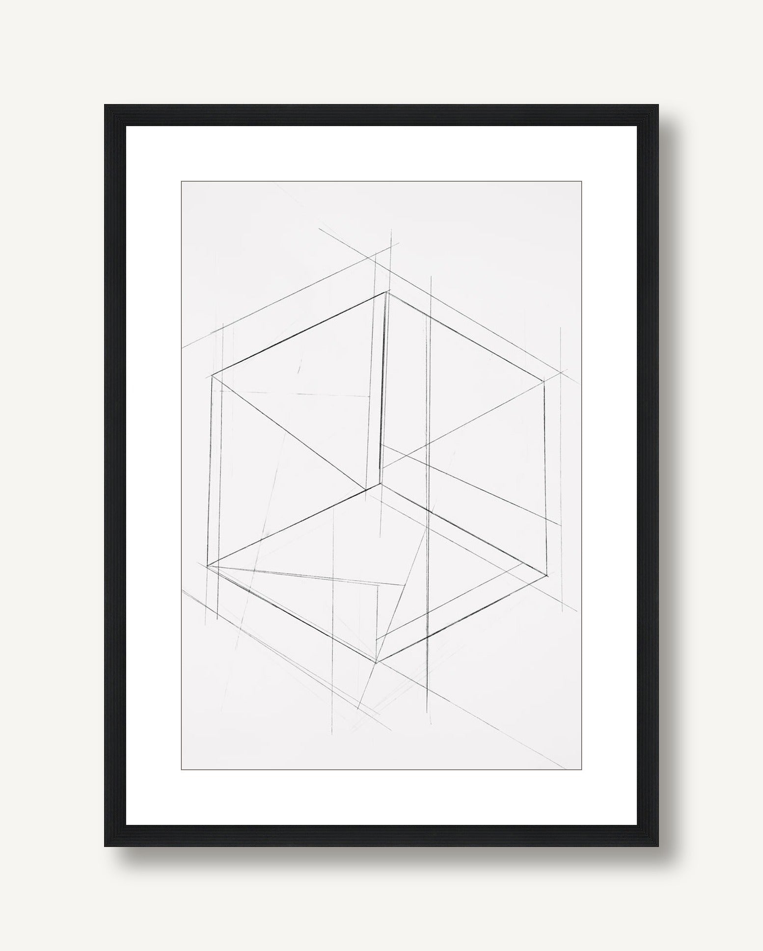Geometric Progression 5 framed