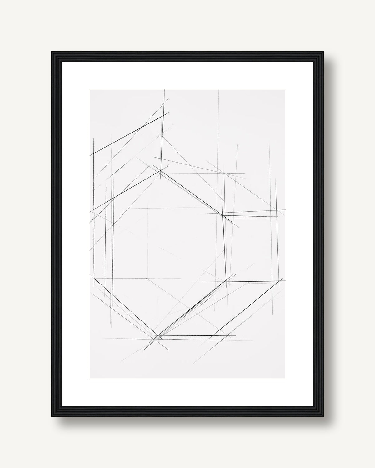 Geometric Progression 6 framed