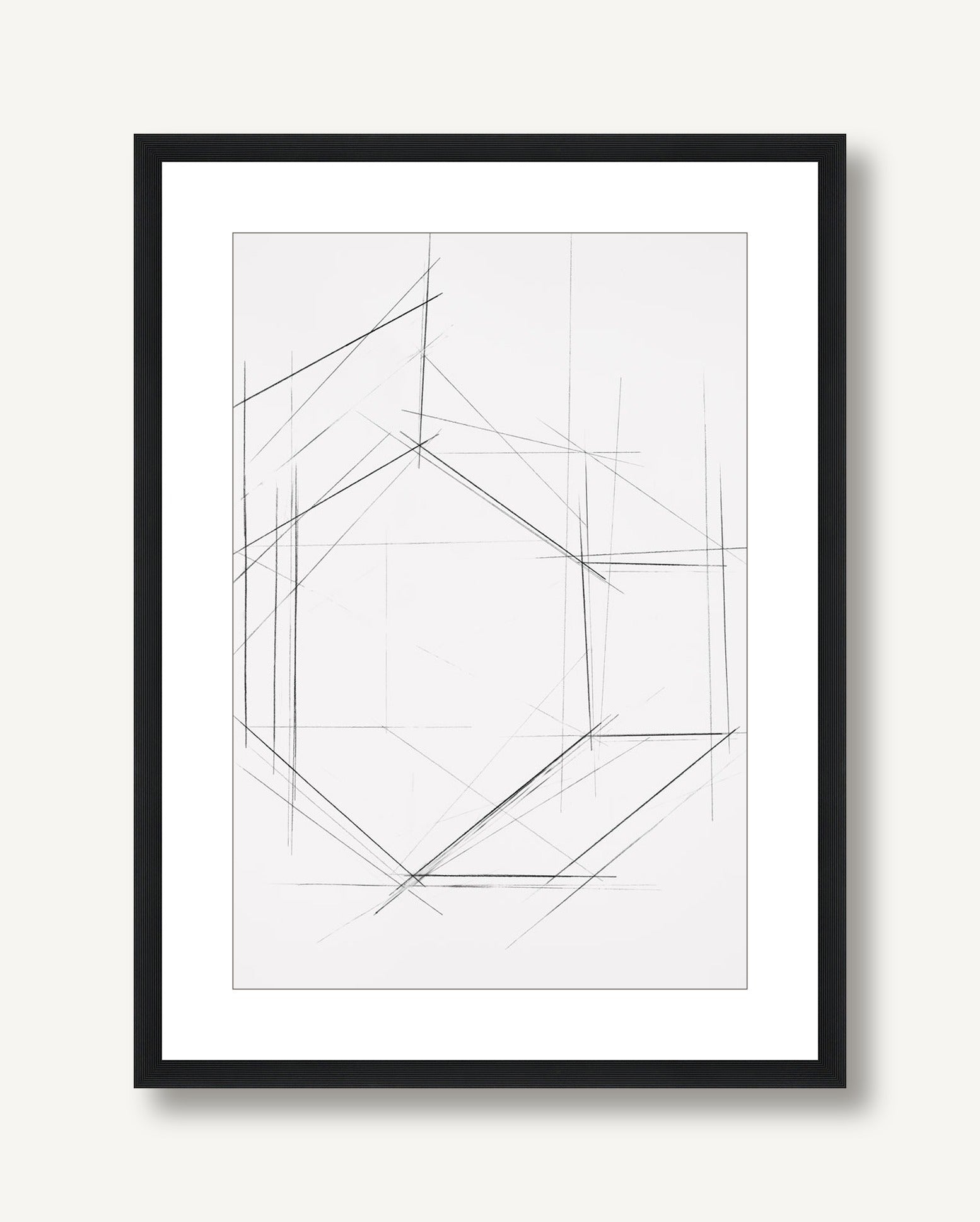 Geometric Progression 6 framed