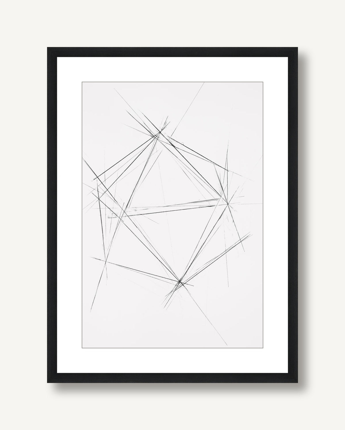 Geometric Progression 7 framed