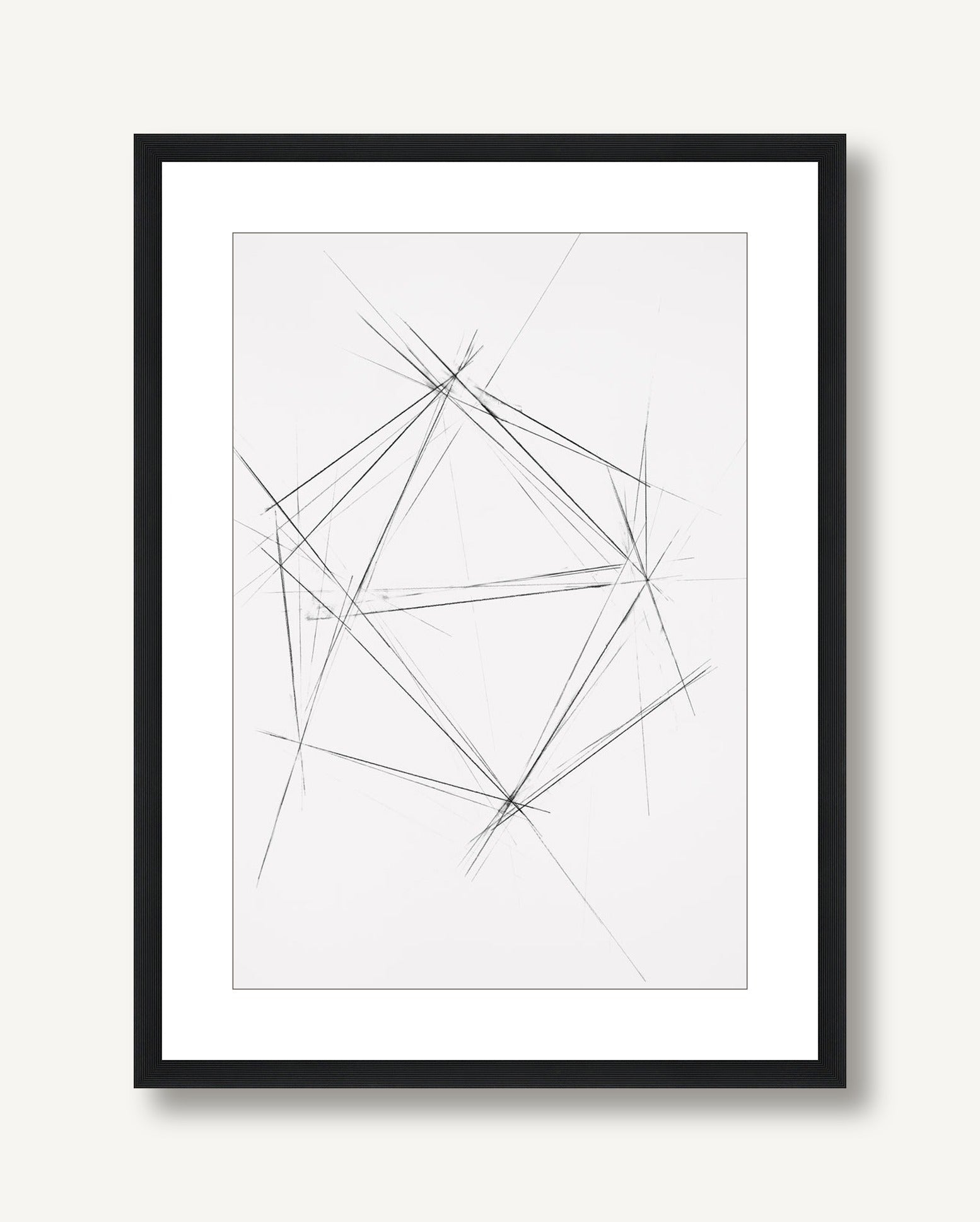 Geometric Progression 7 framed