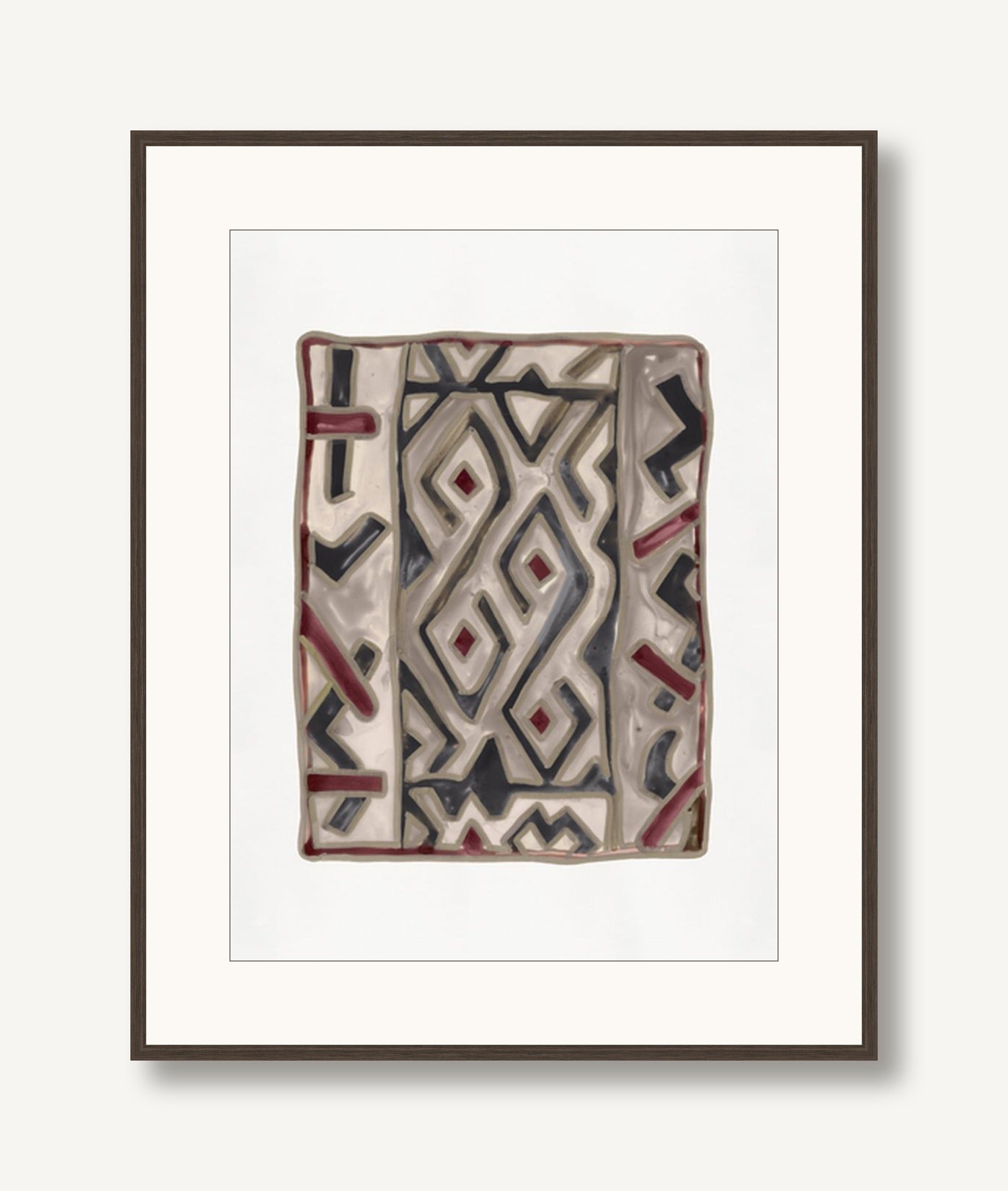 Graphic Totem 1 framed