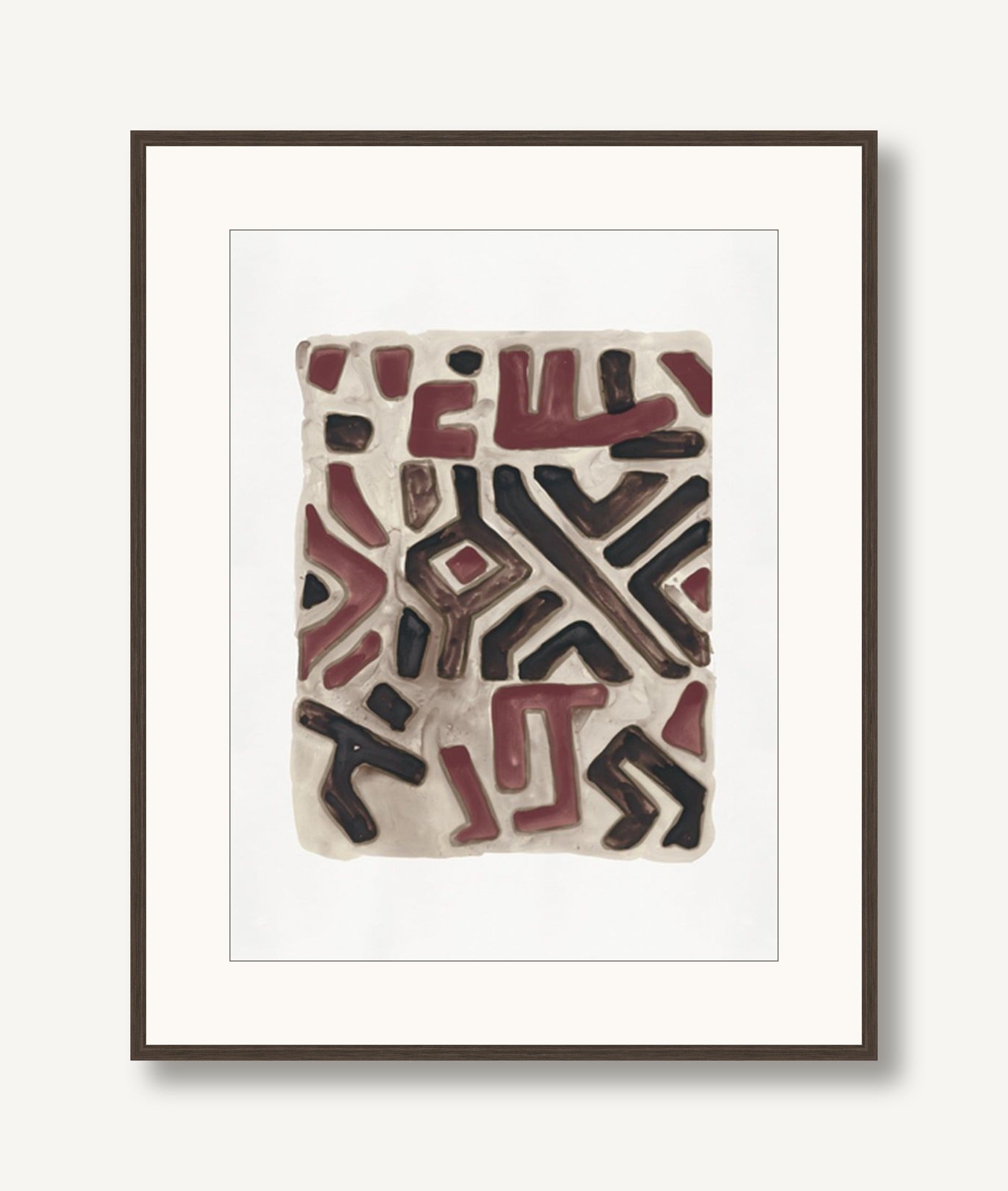 Graphic Totem 2 framed