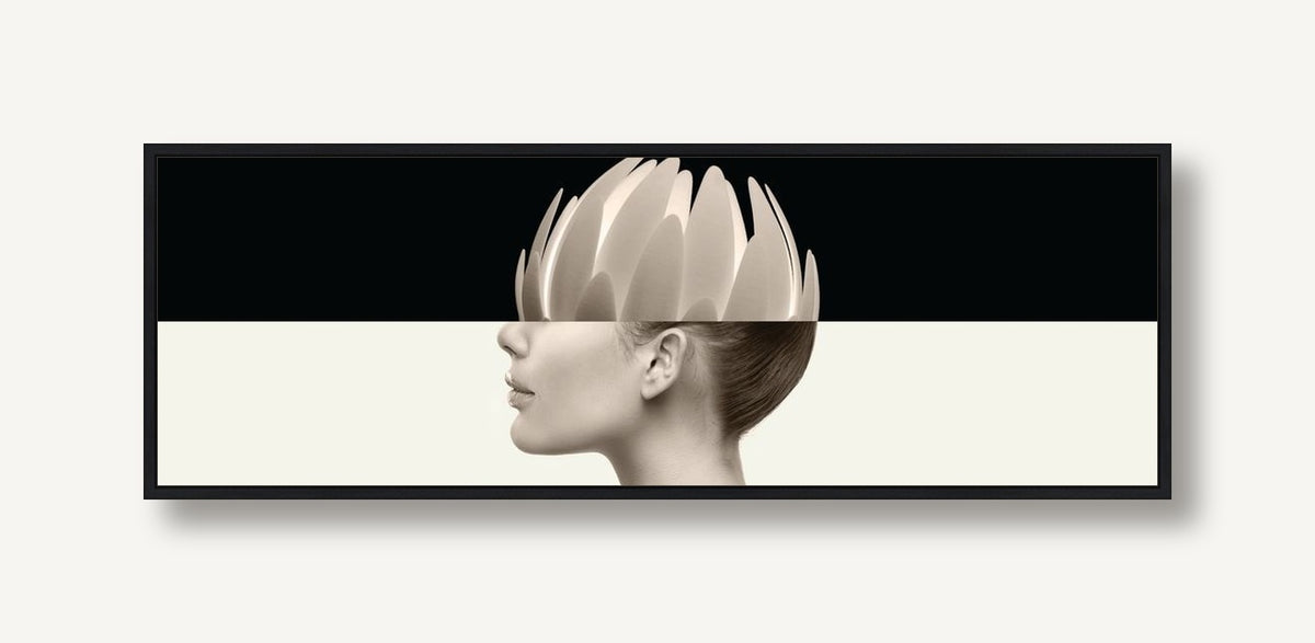 Headdress 1 framed