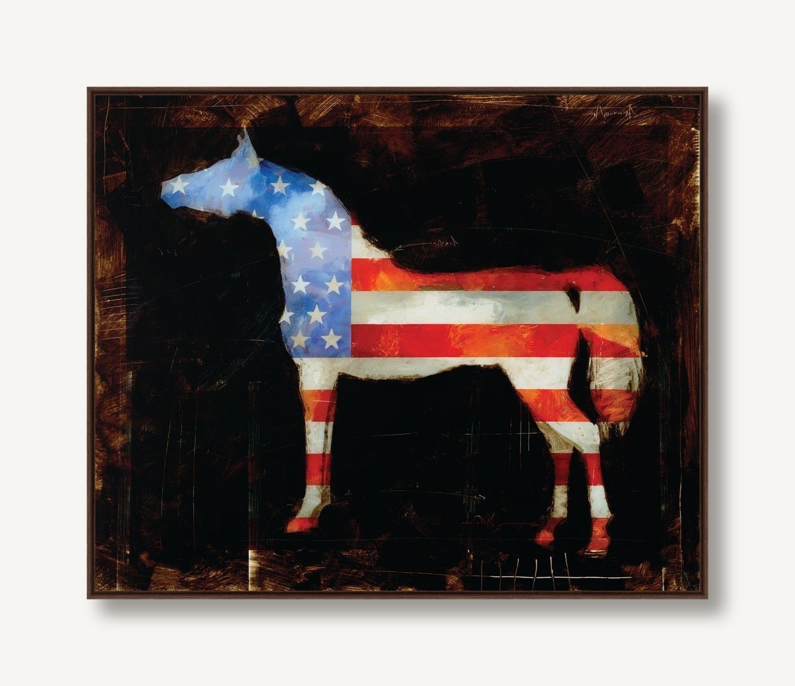Iconic Steed 1 framed