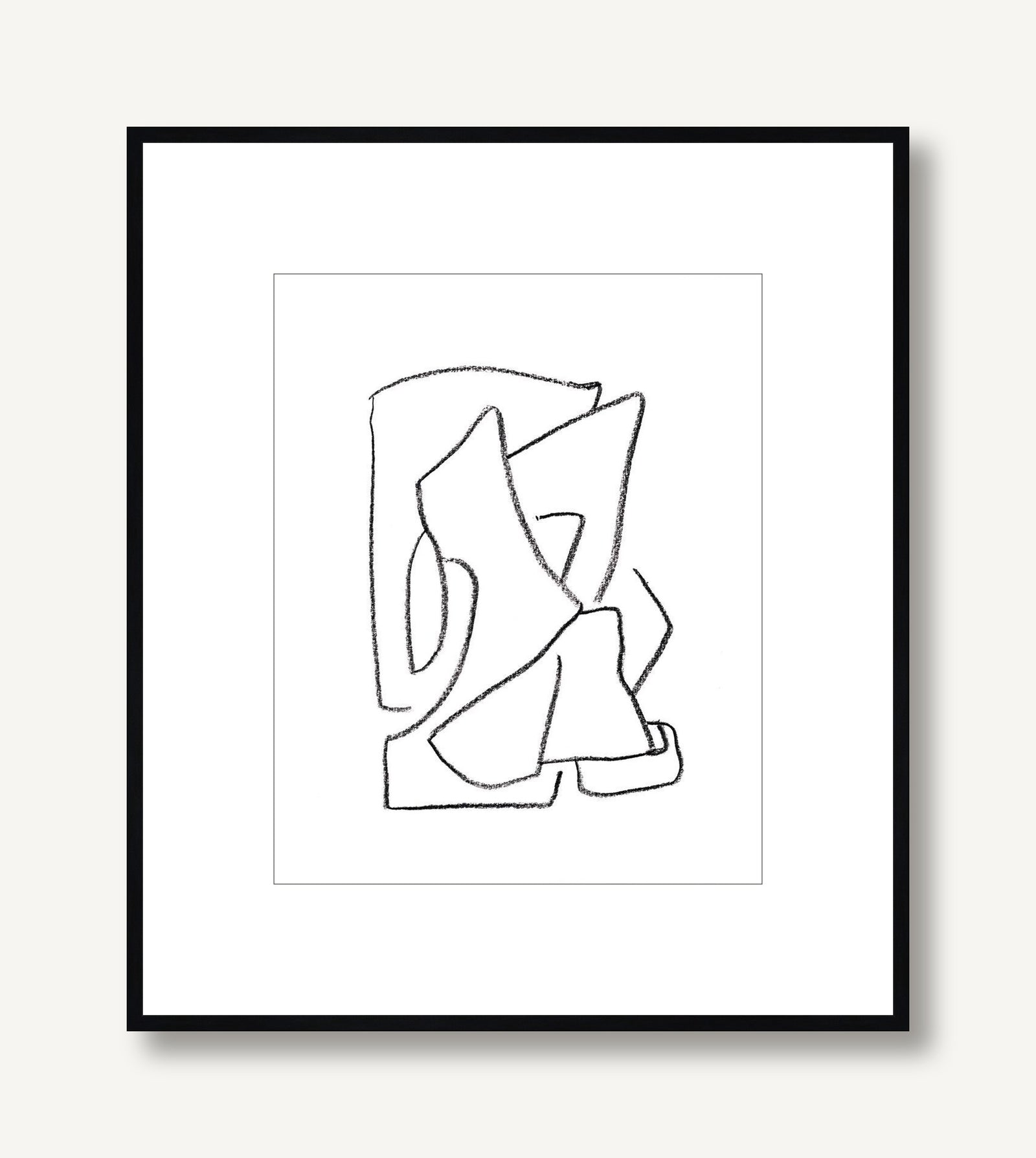 Linear Figures 1 framed