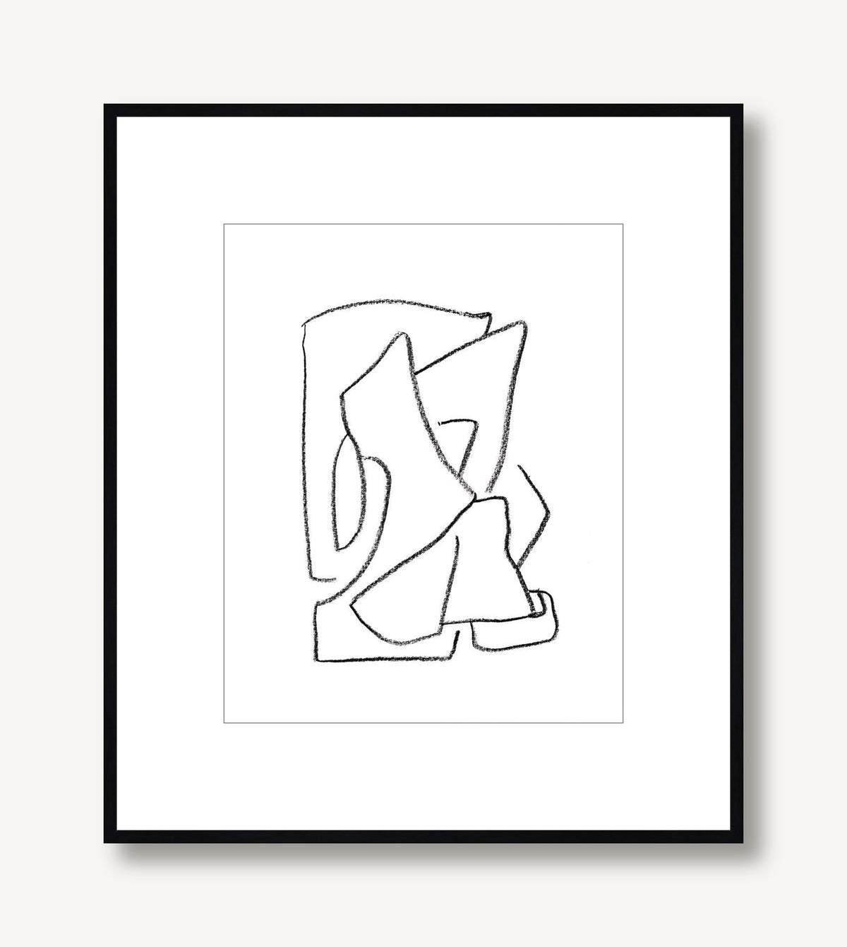Linear Figures 1 framed