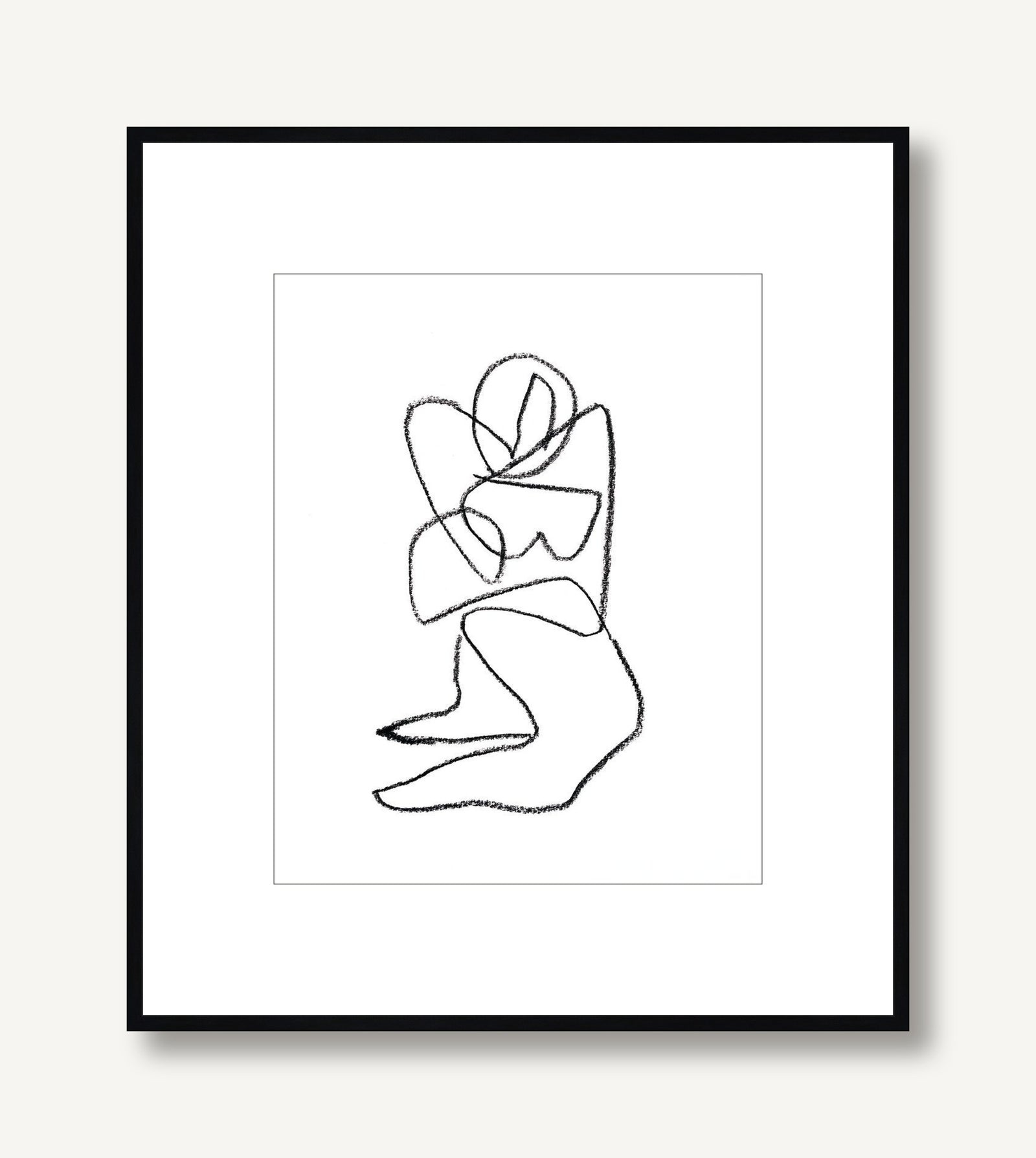 Linear Figures 2 framed