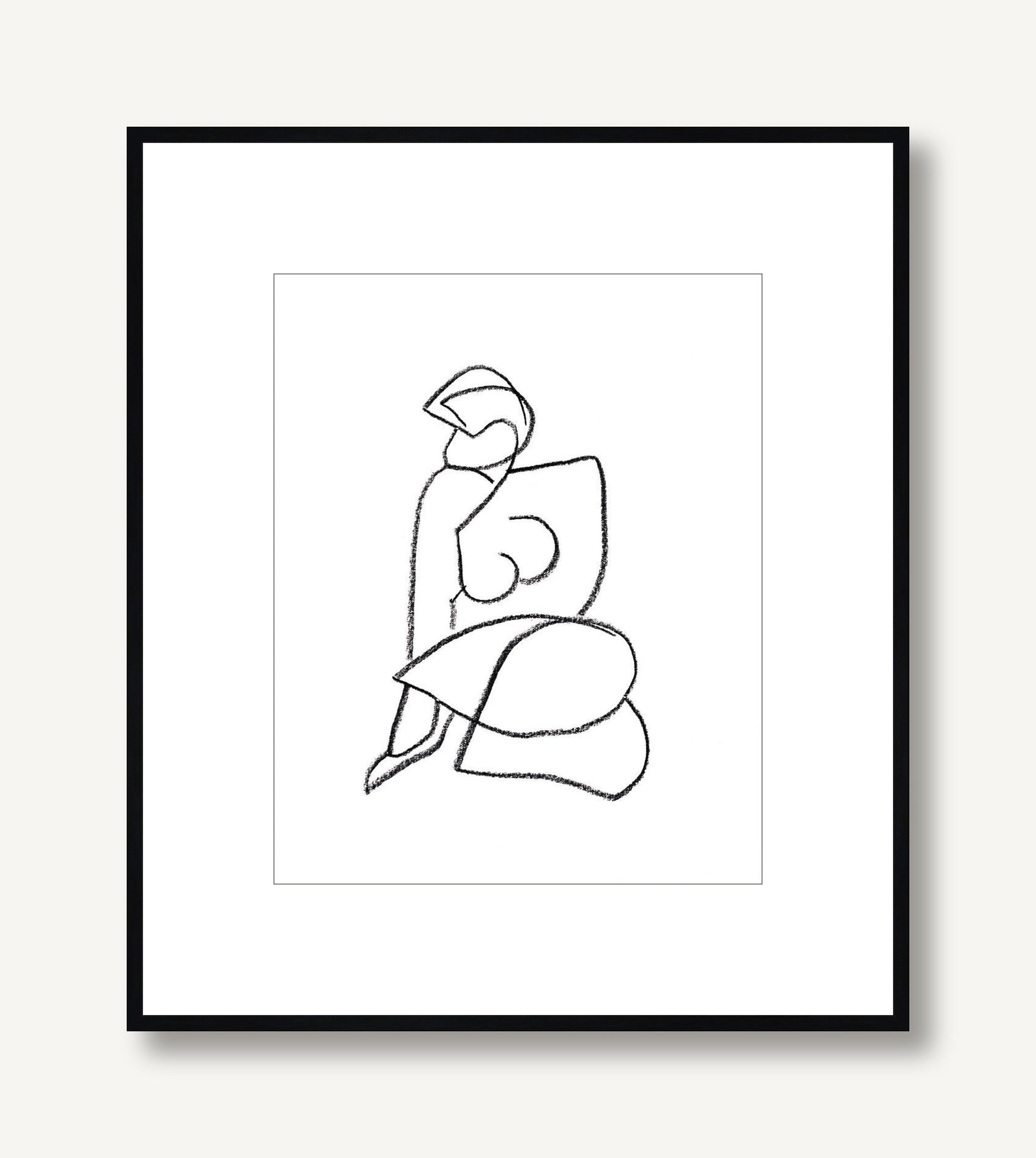 Linear Figures 3 framed