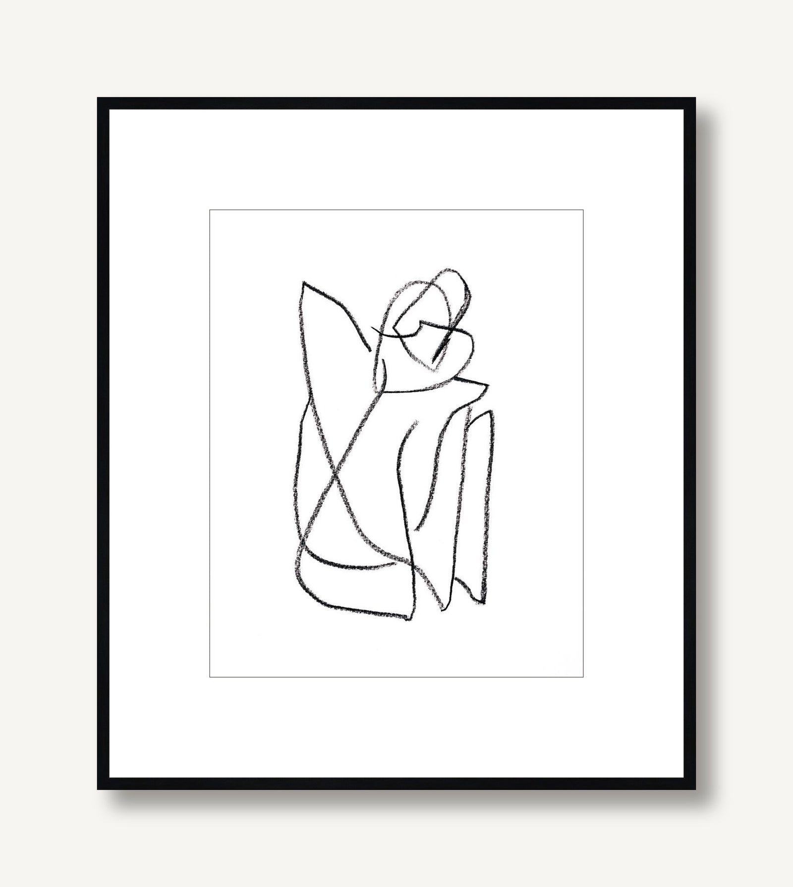 Linear Figures 5 framed