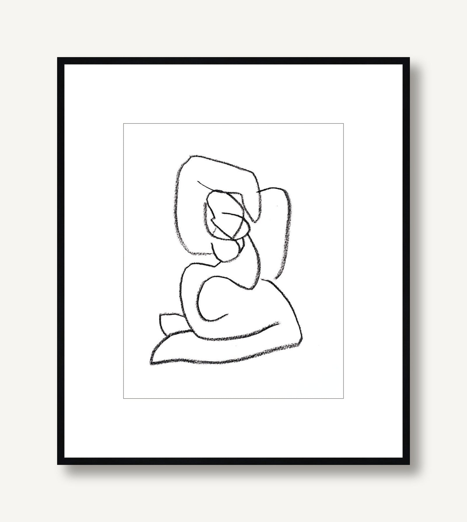 Linear Figures 6 framed