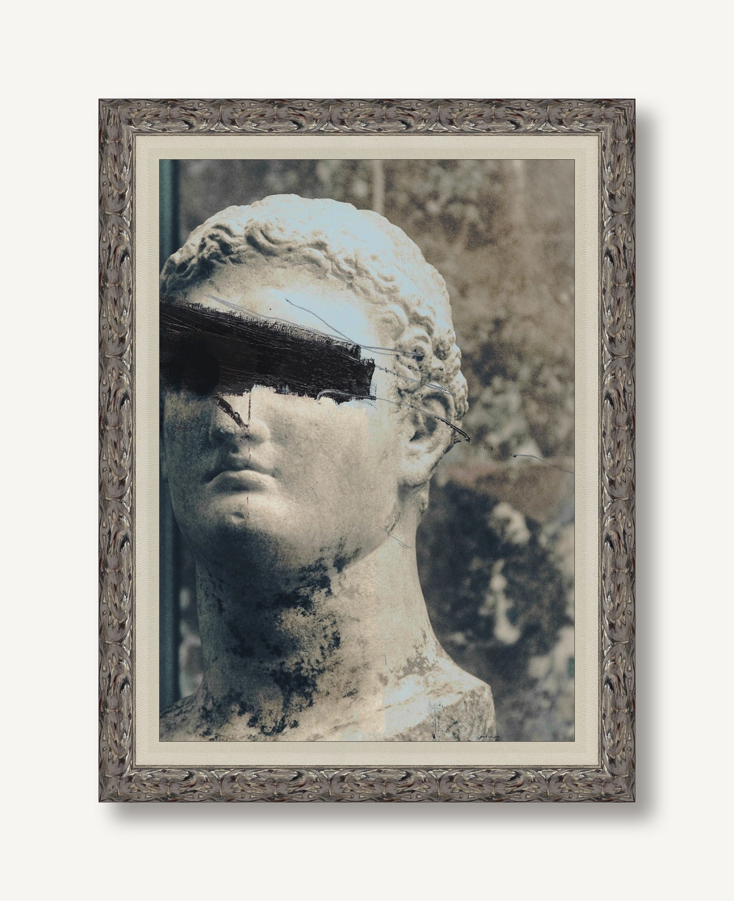 Man in Marble 1 framed