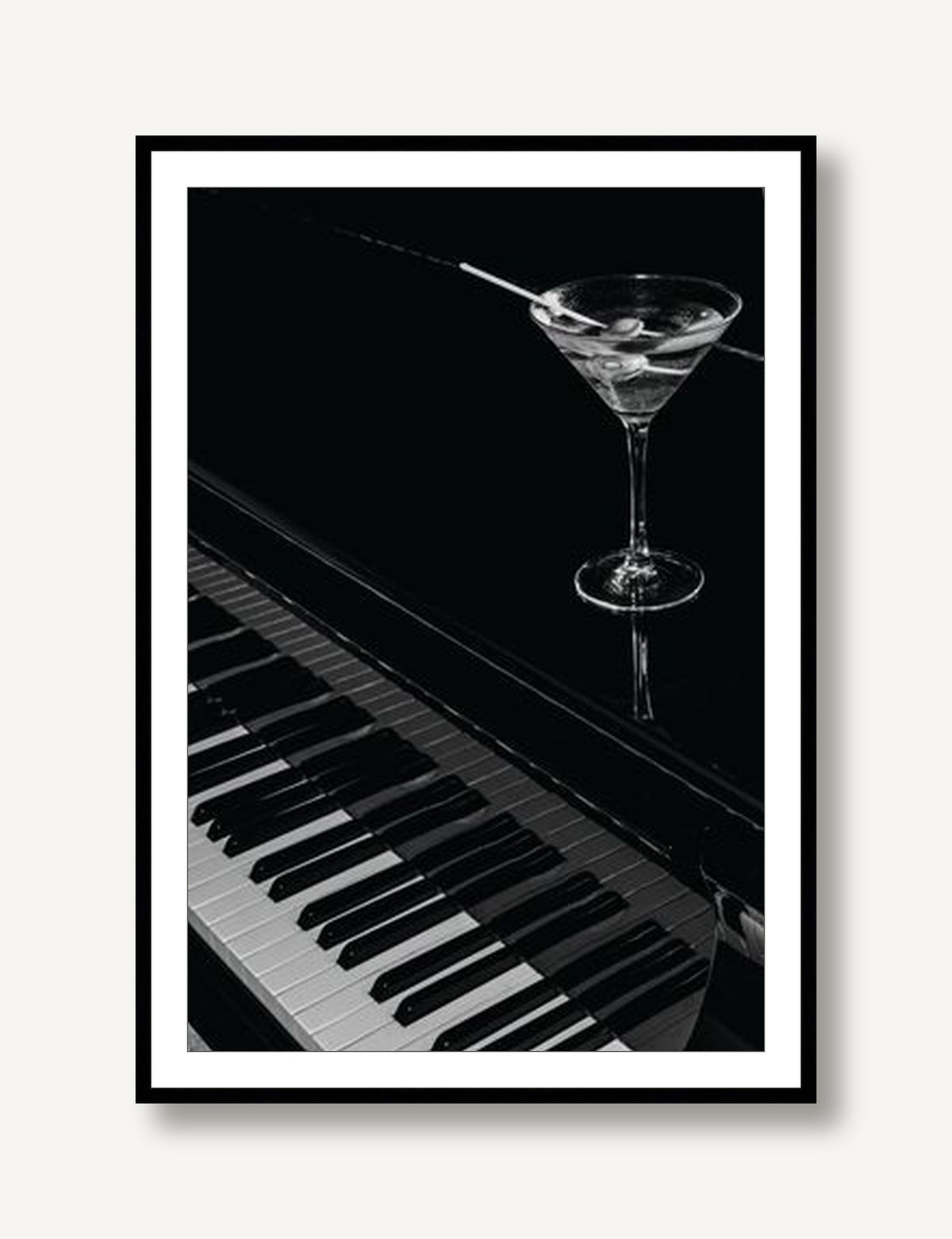 Martini Melody 1 framed