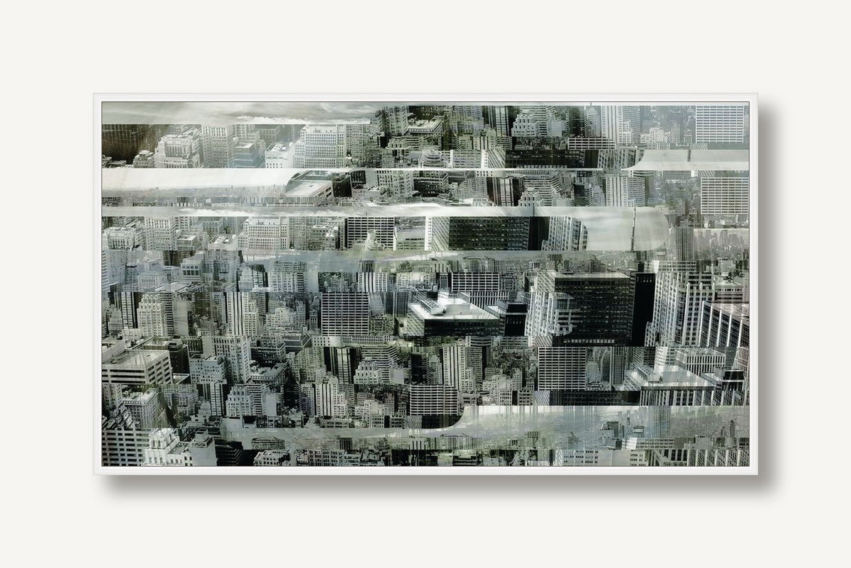 Rippling Worlds 1 framed