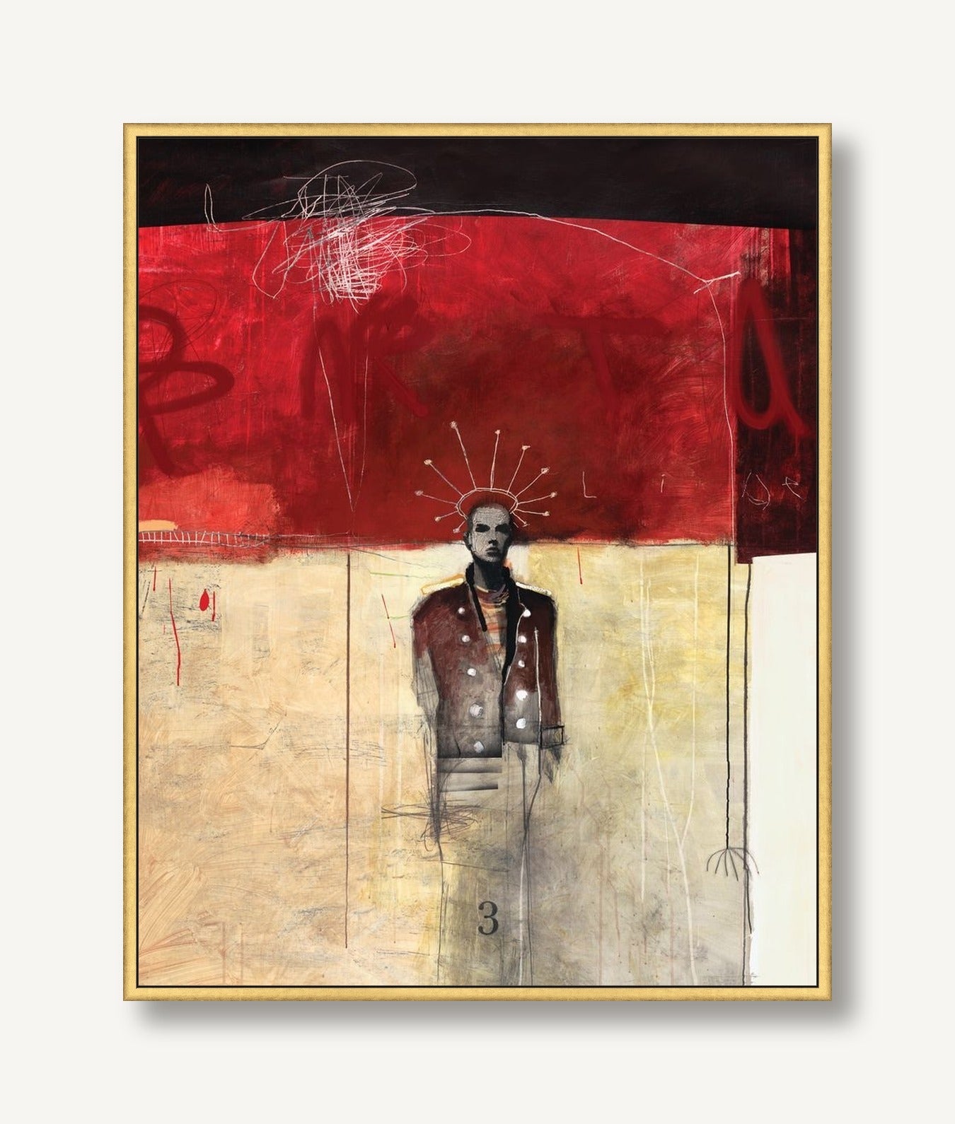 Reflecting King 1 framed