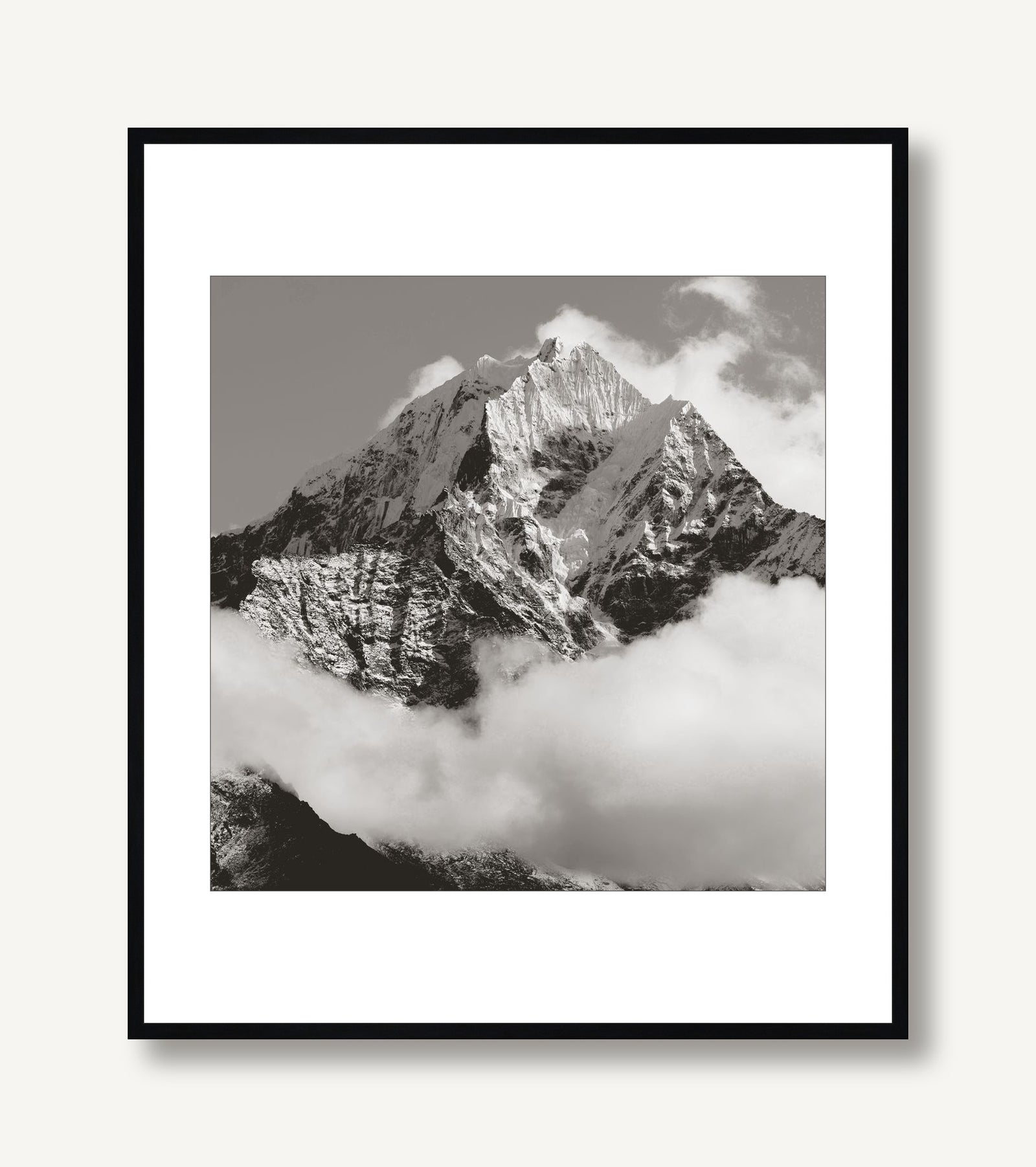 Snowscape 4 framed