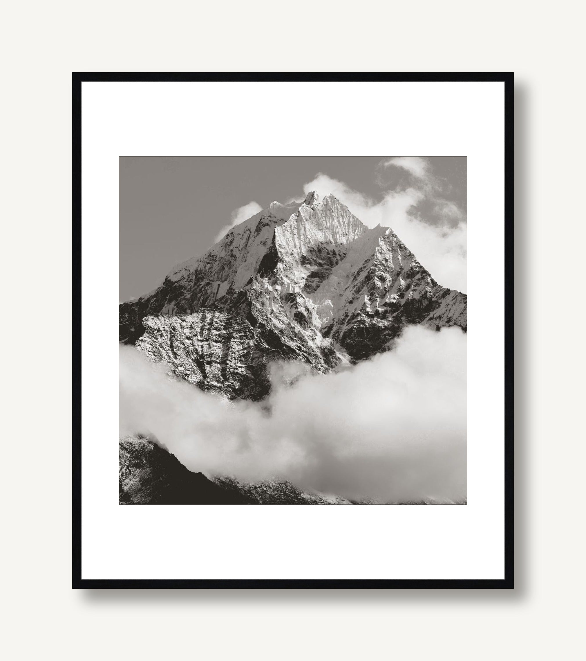 Snowscape 4 framed