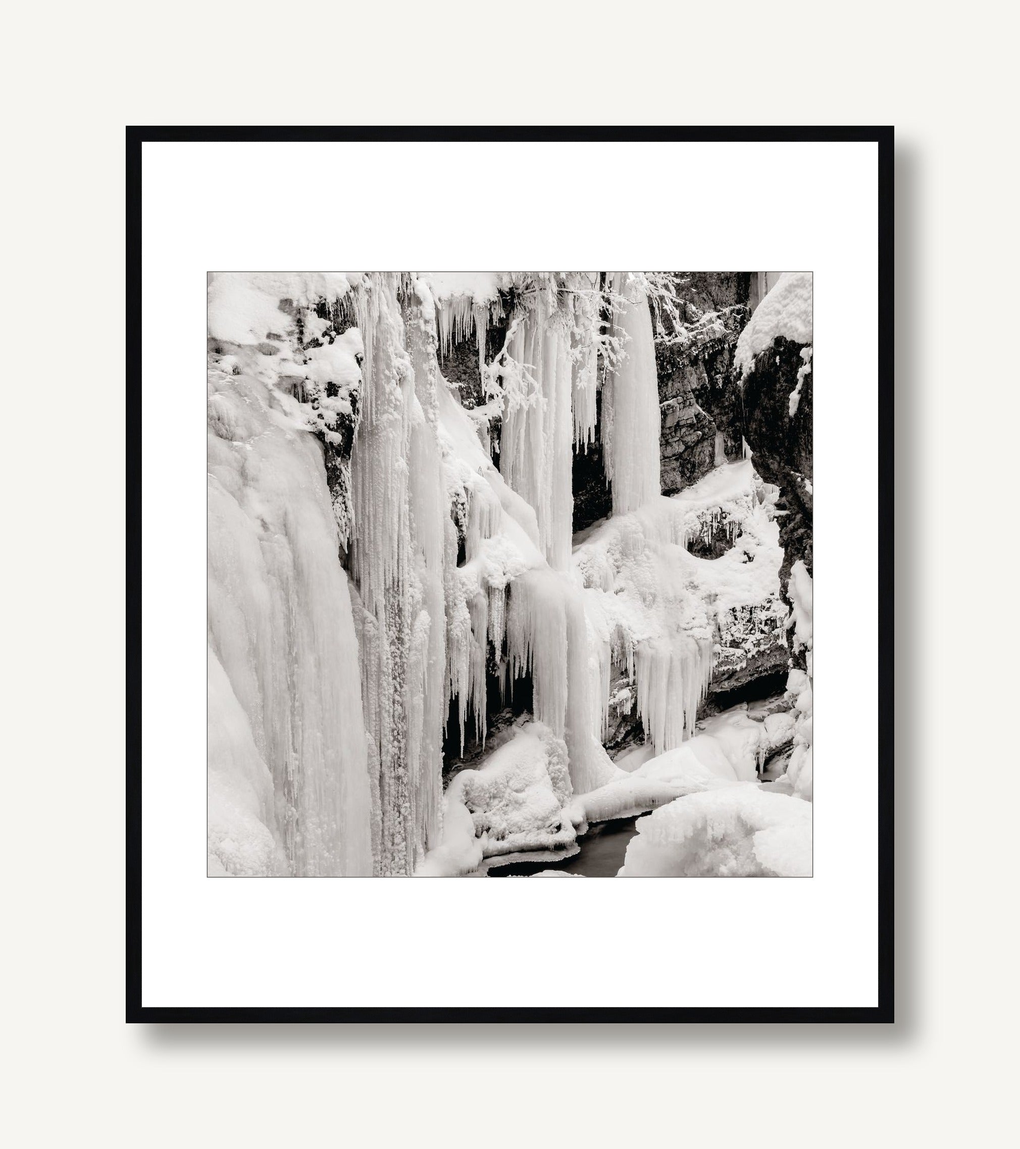Snowscape 7 framed