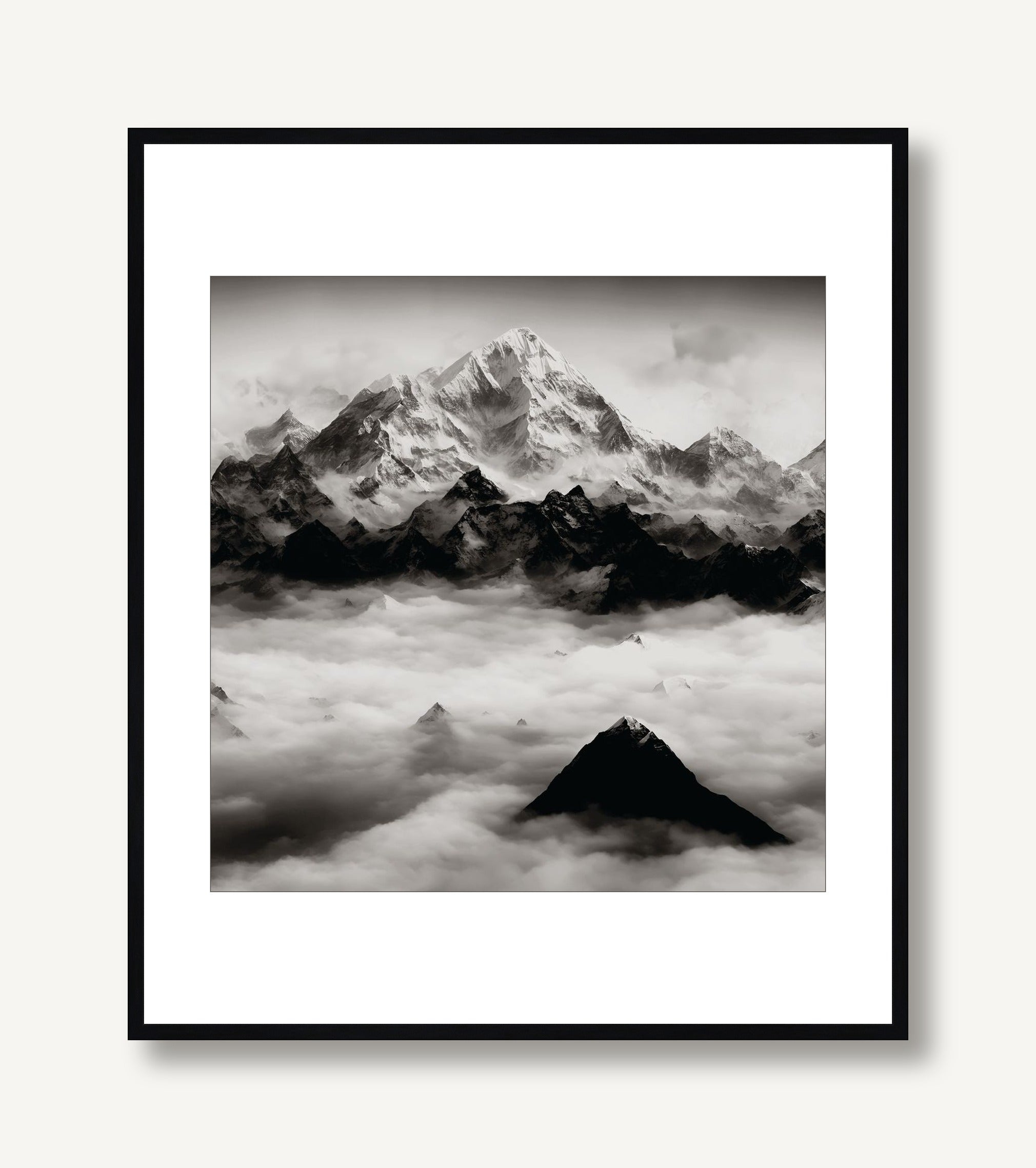 Snowscape 8 framed