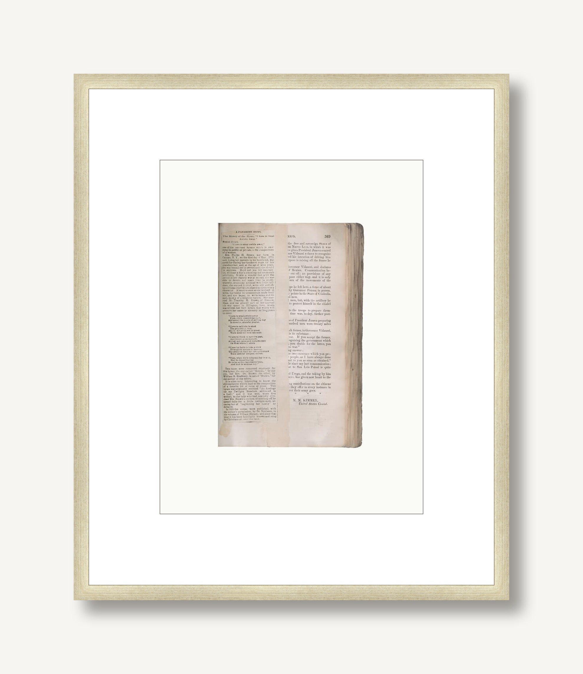 Scrapbook 1824 6 framed