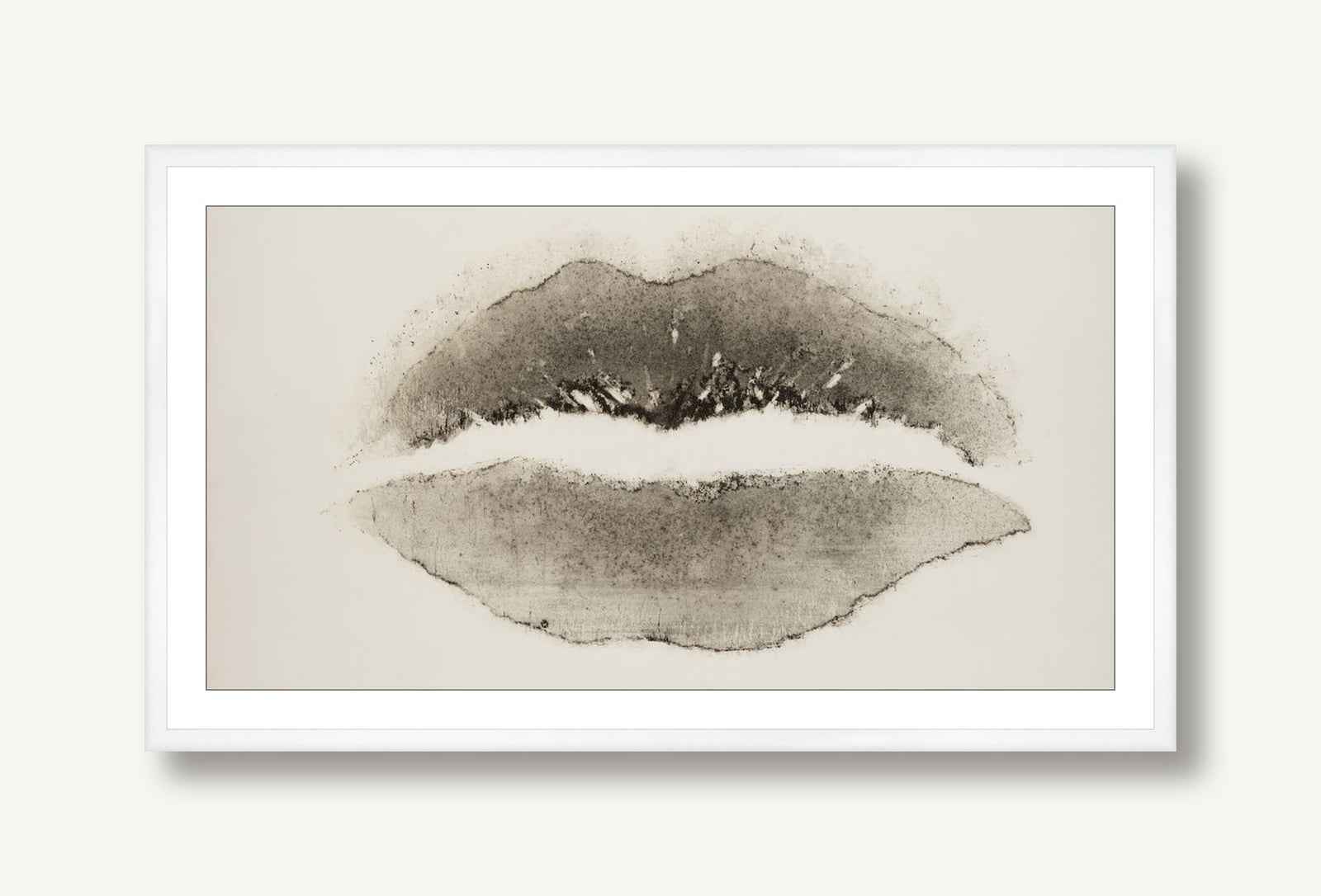 Token Kiss 1 framed