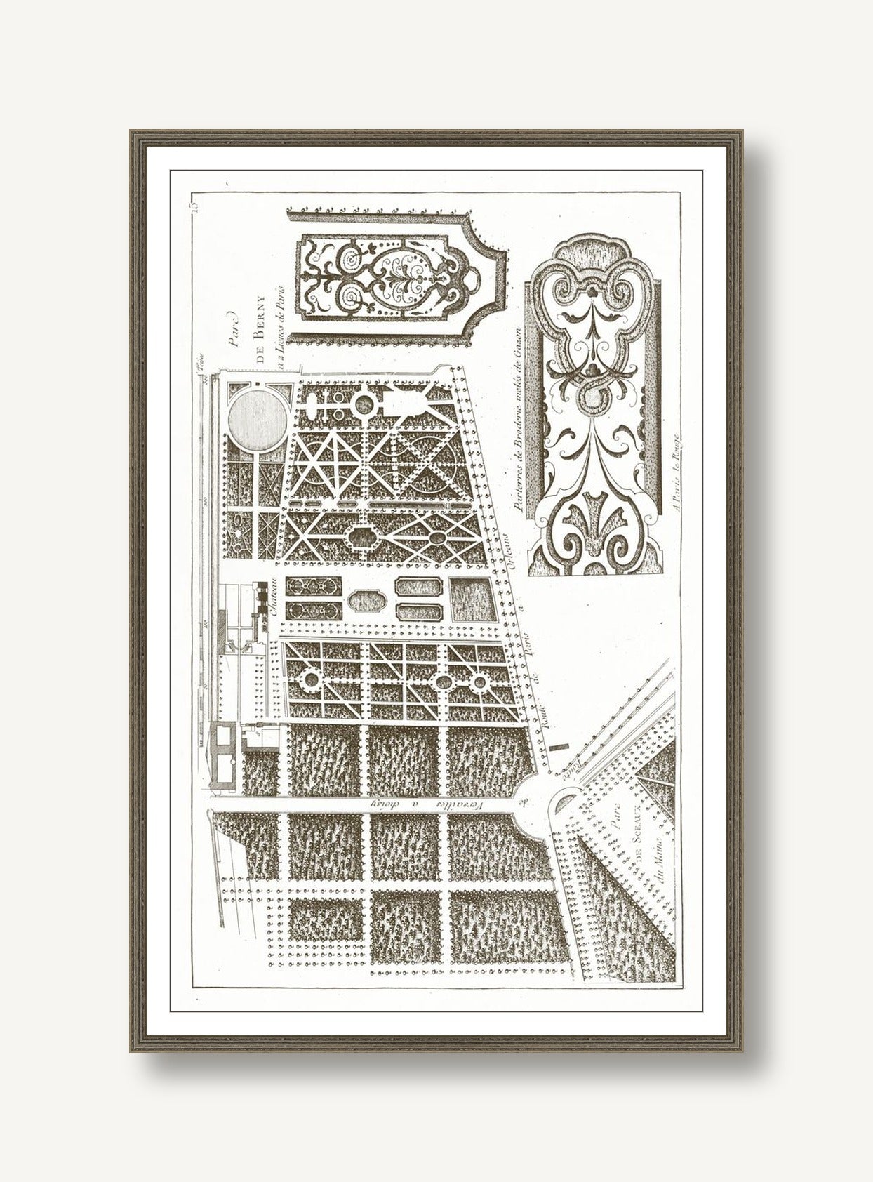 A Garden Design 1 framed