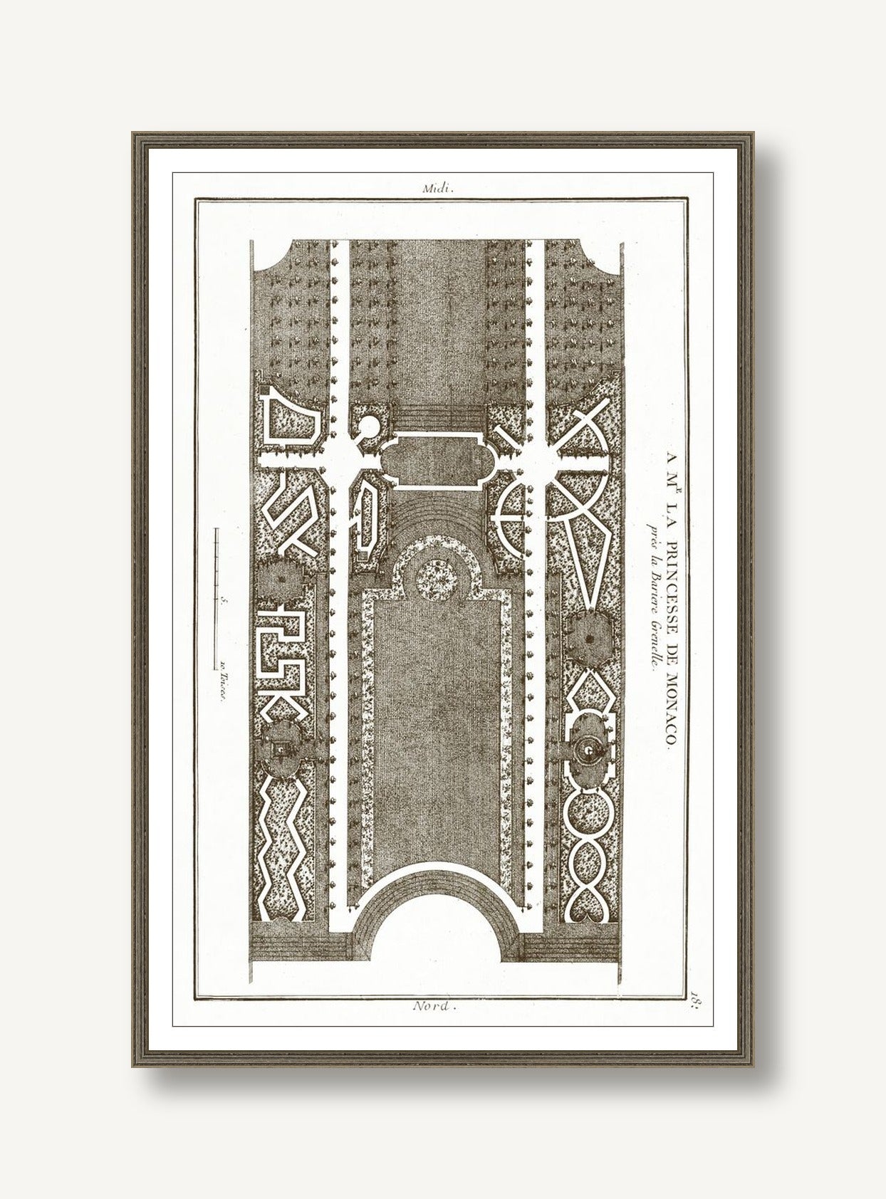 A Garden Design 2 framed