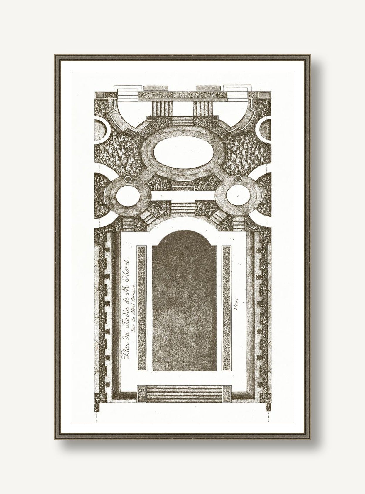 A Garden Design 4 framed