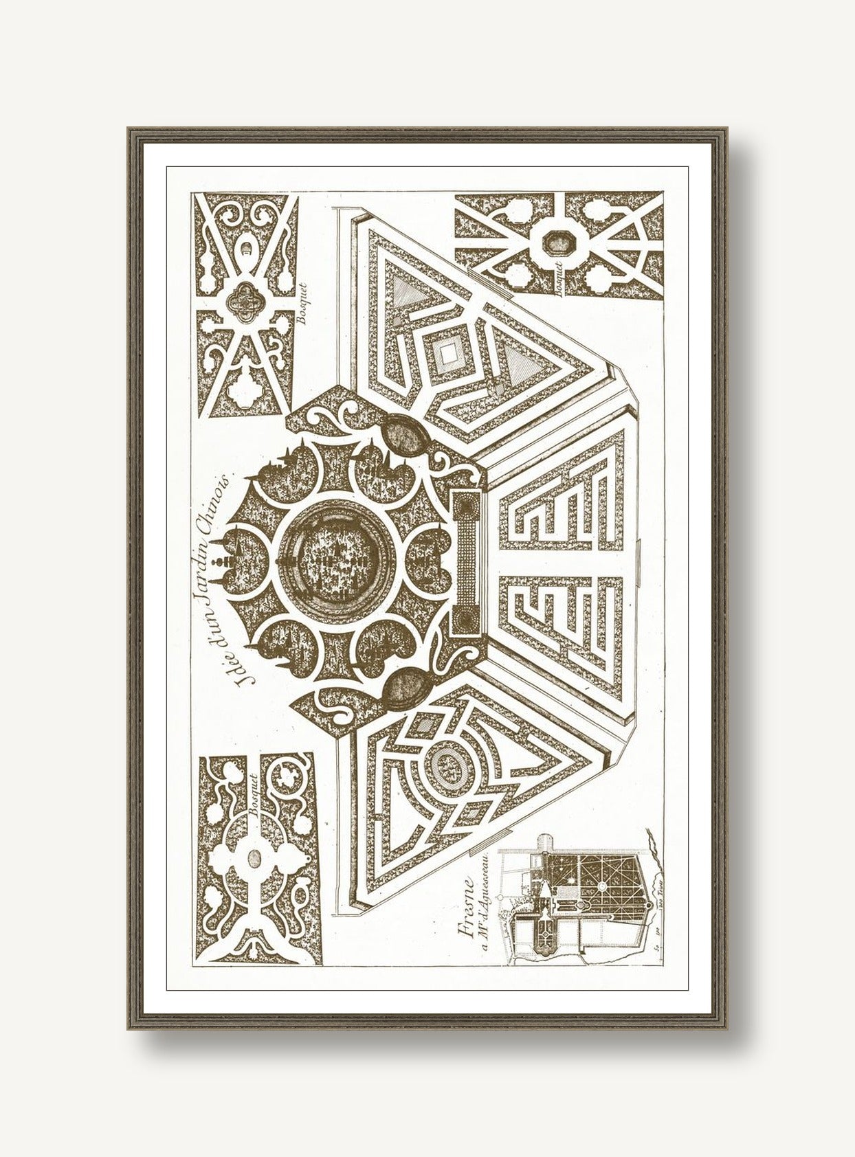 A Garden Design 5 framed