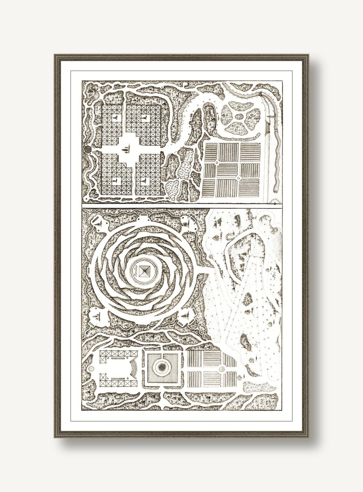 A Garden Design 6 framed