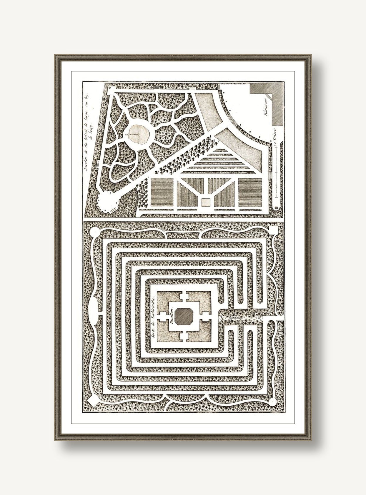 A Garden Design 7 framed