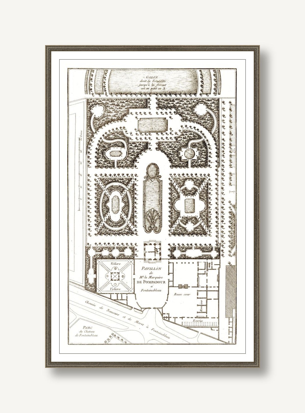 A Garden Design 8 framed
