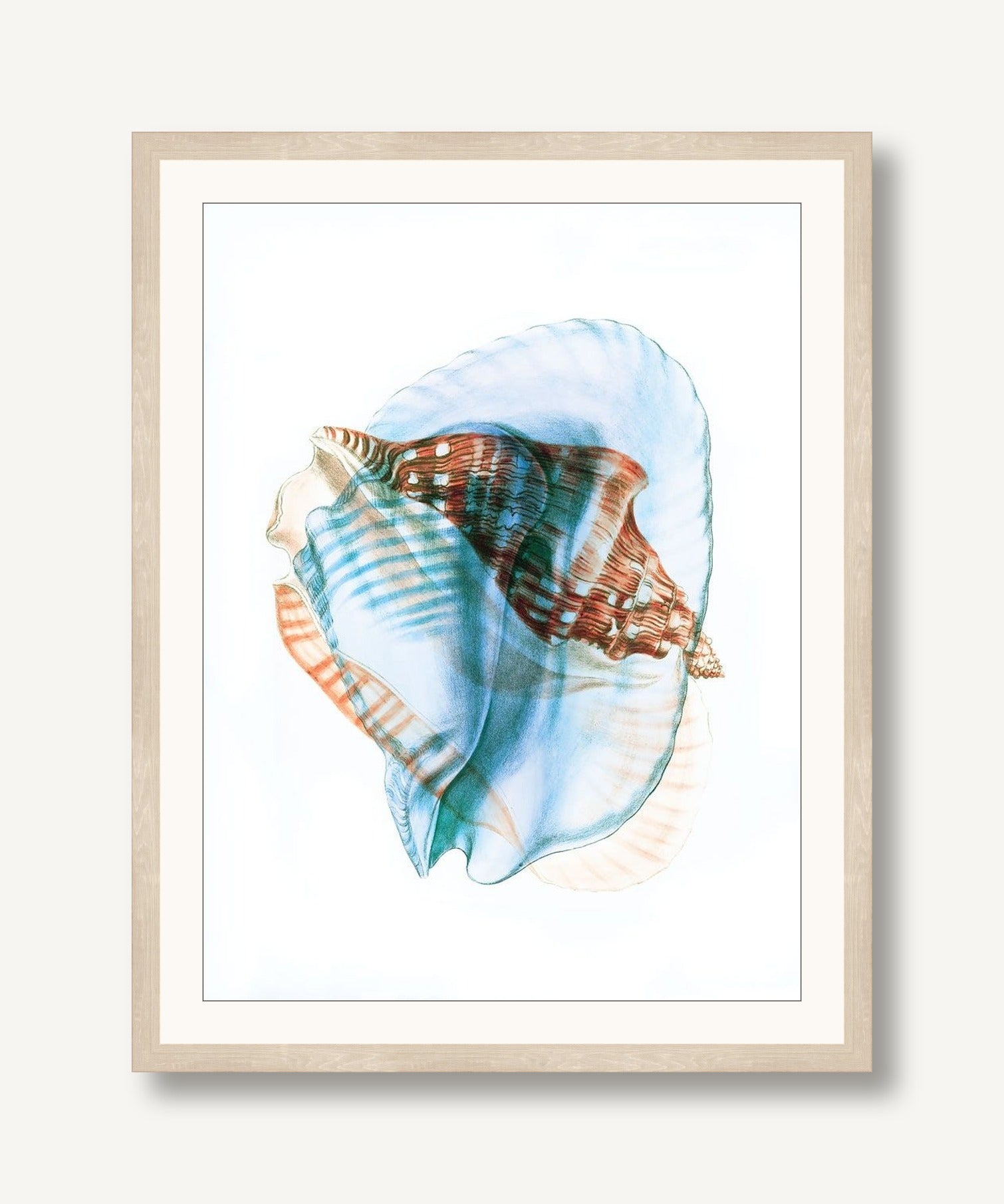 Colors of the Sea 1 framed