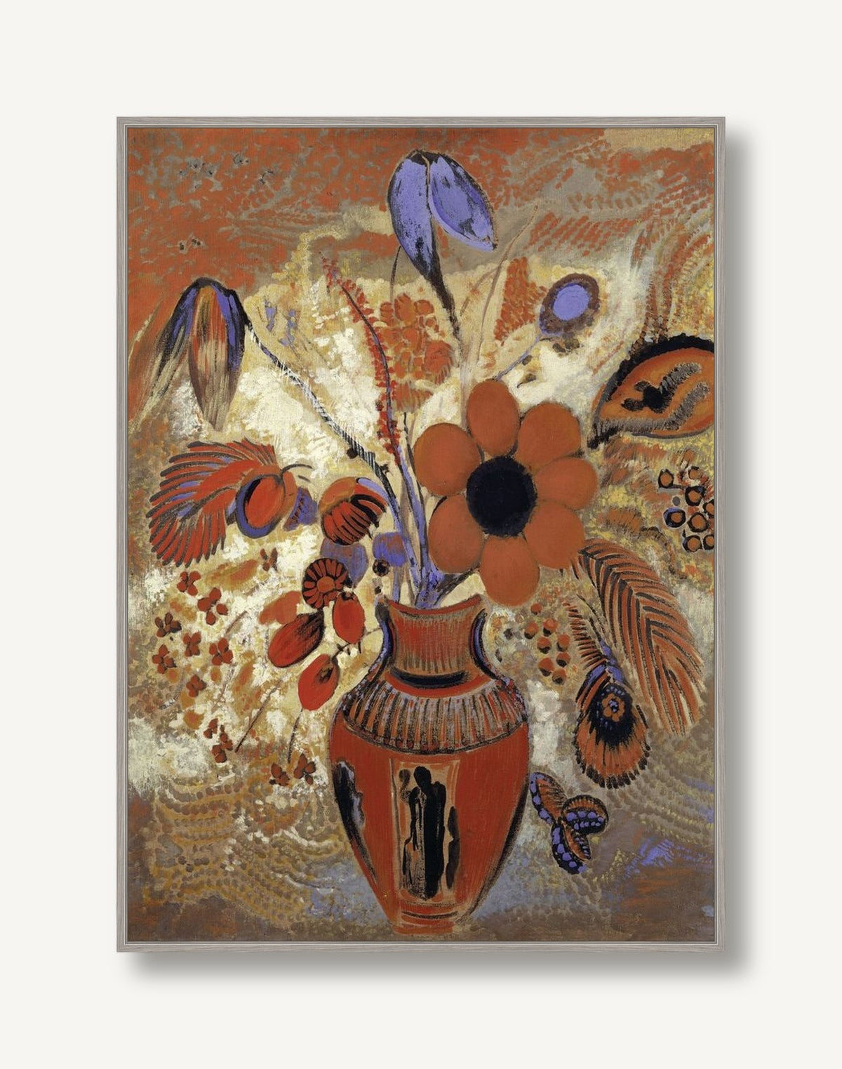 Clay and Gather 1 framed