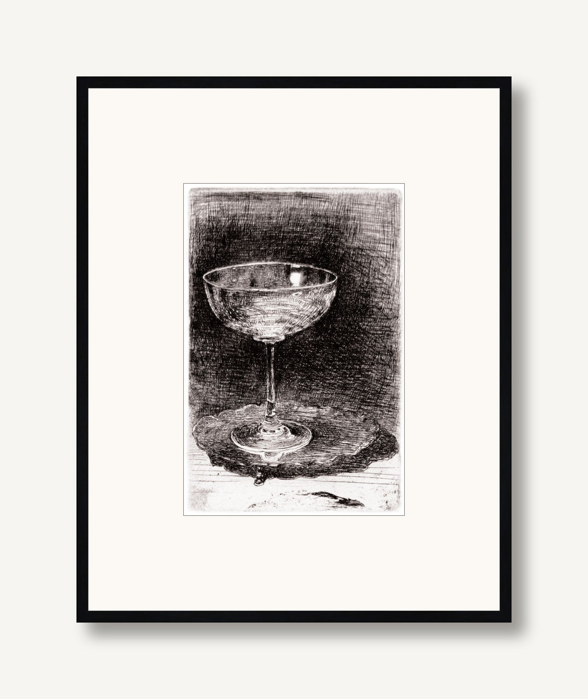 Cocktail Glass 1 framed