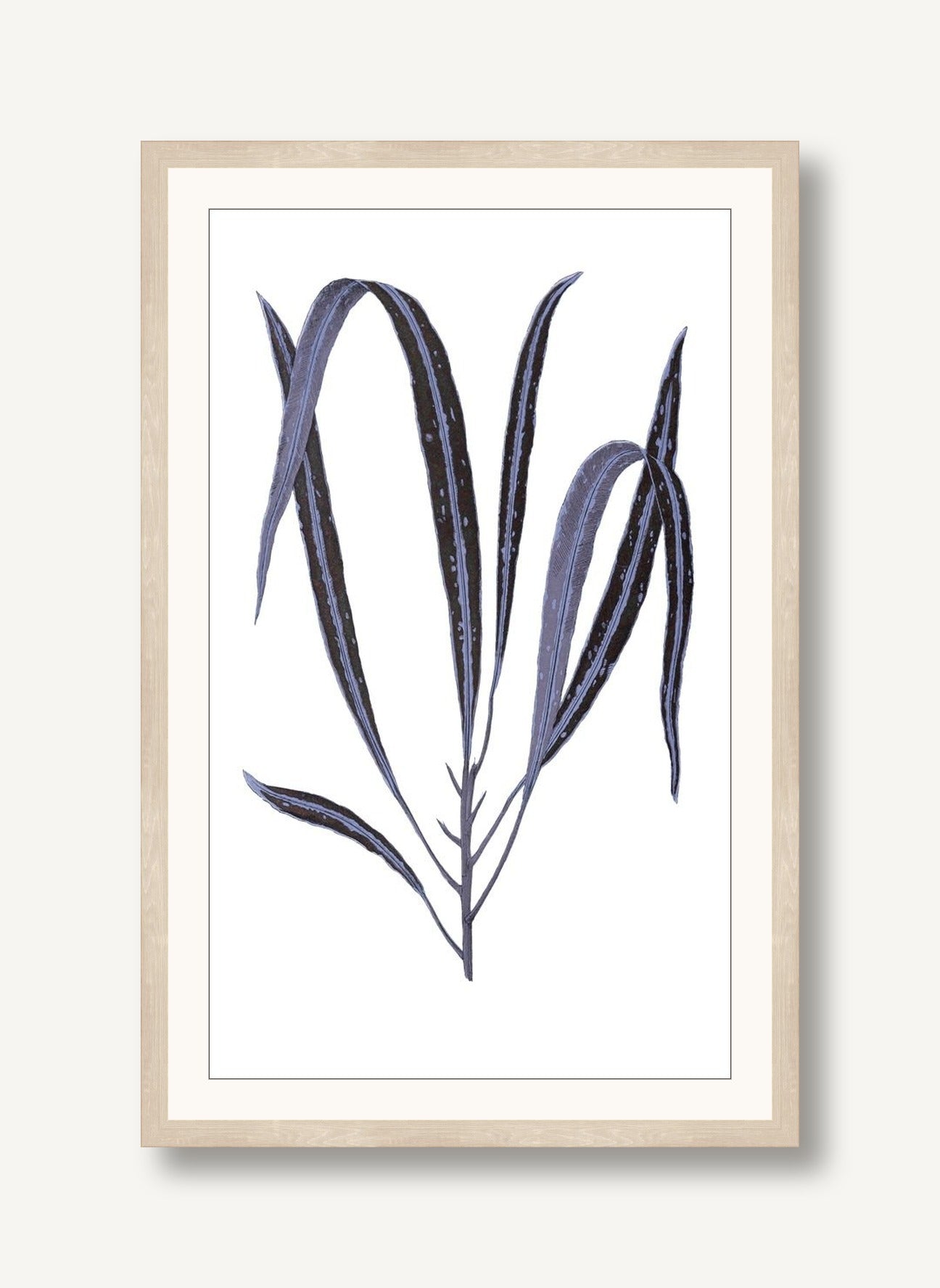 Daily Wish Blue 3 framed