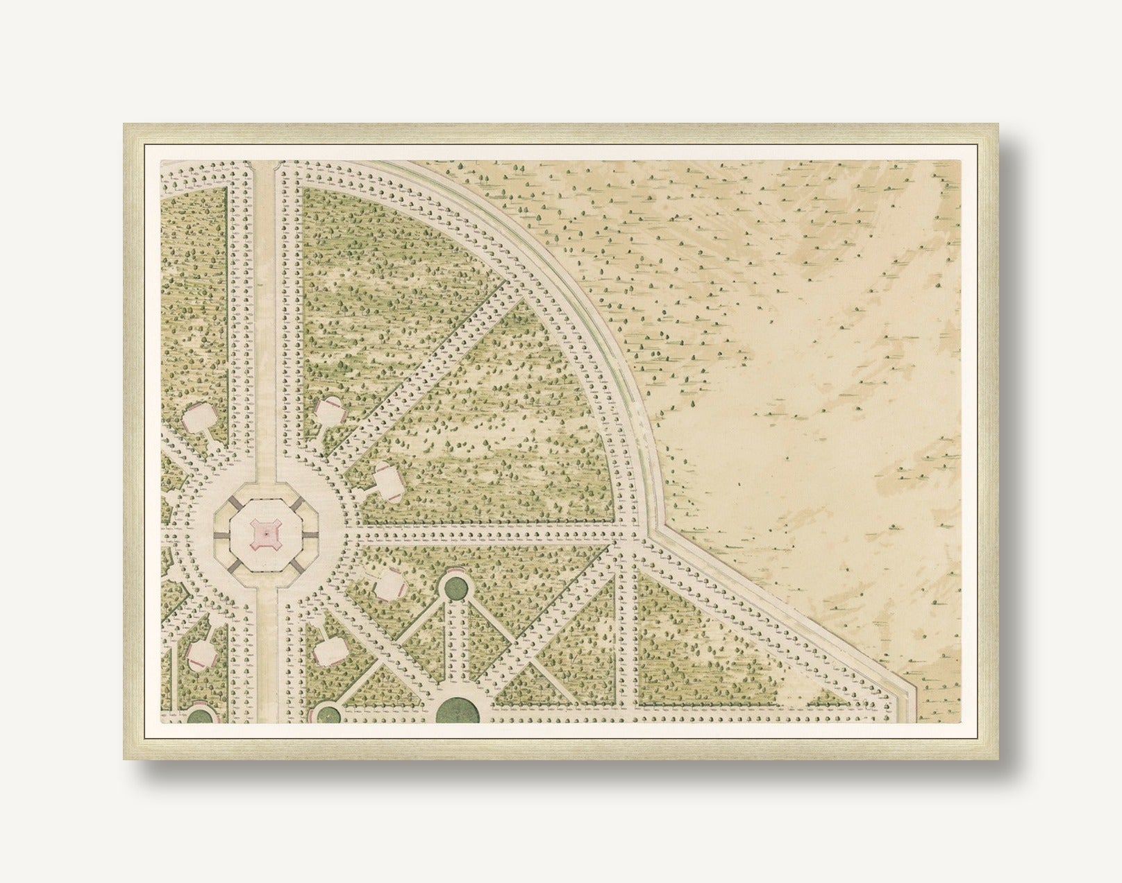 Garden Plan 1 framed