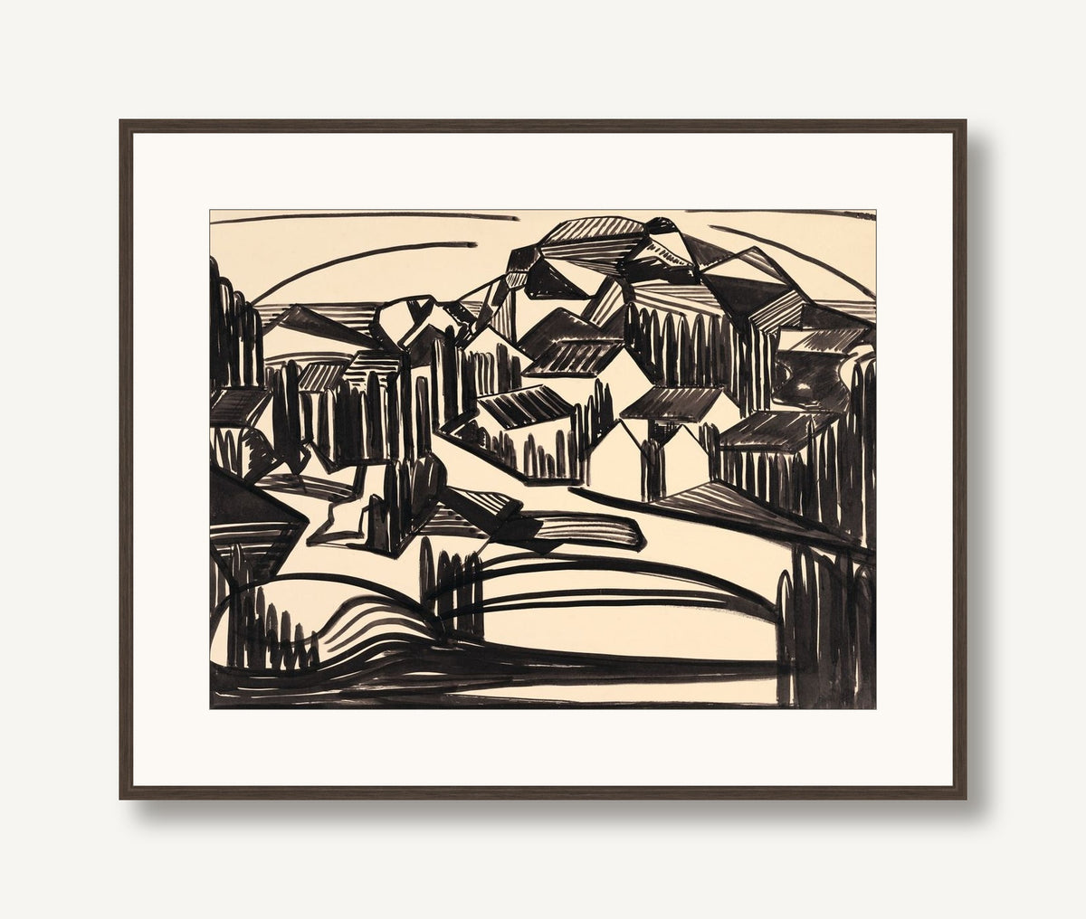 Hillscape 1 framed
