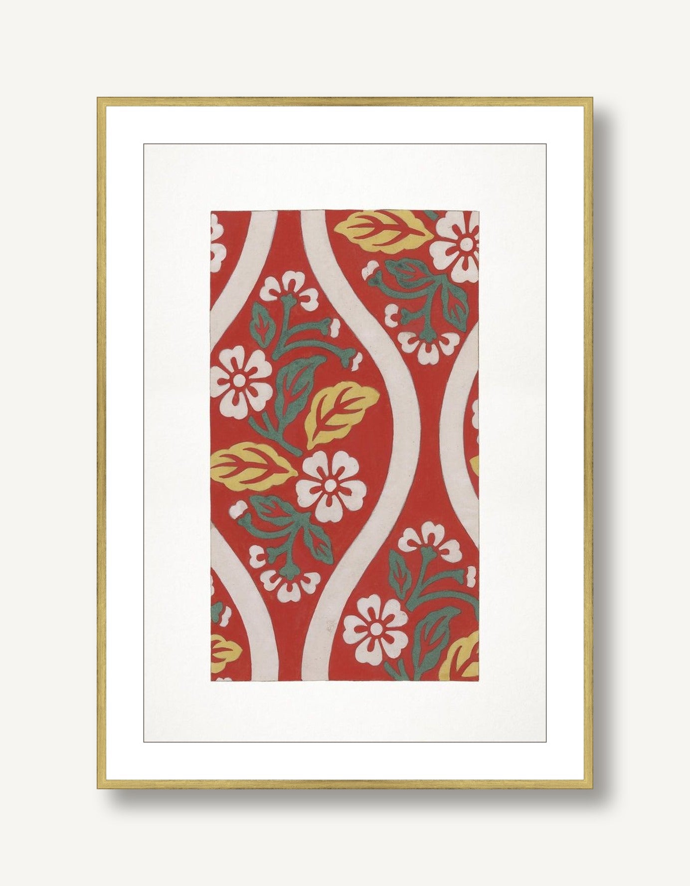 Imperial Florals 1 framed
