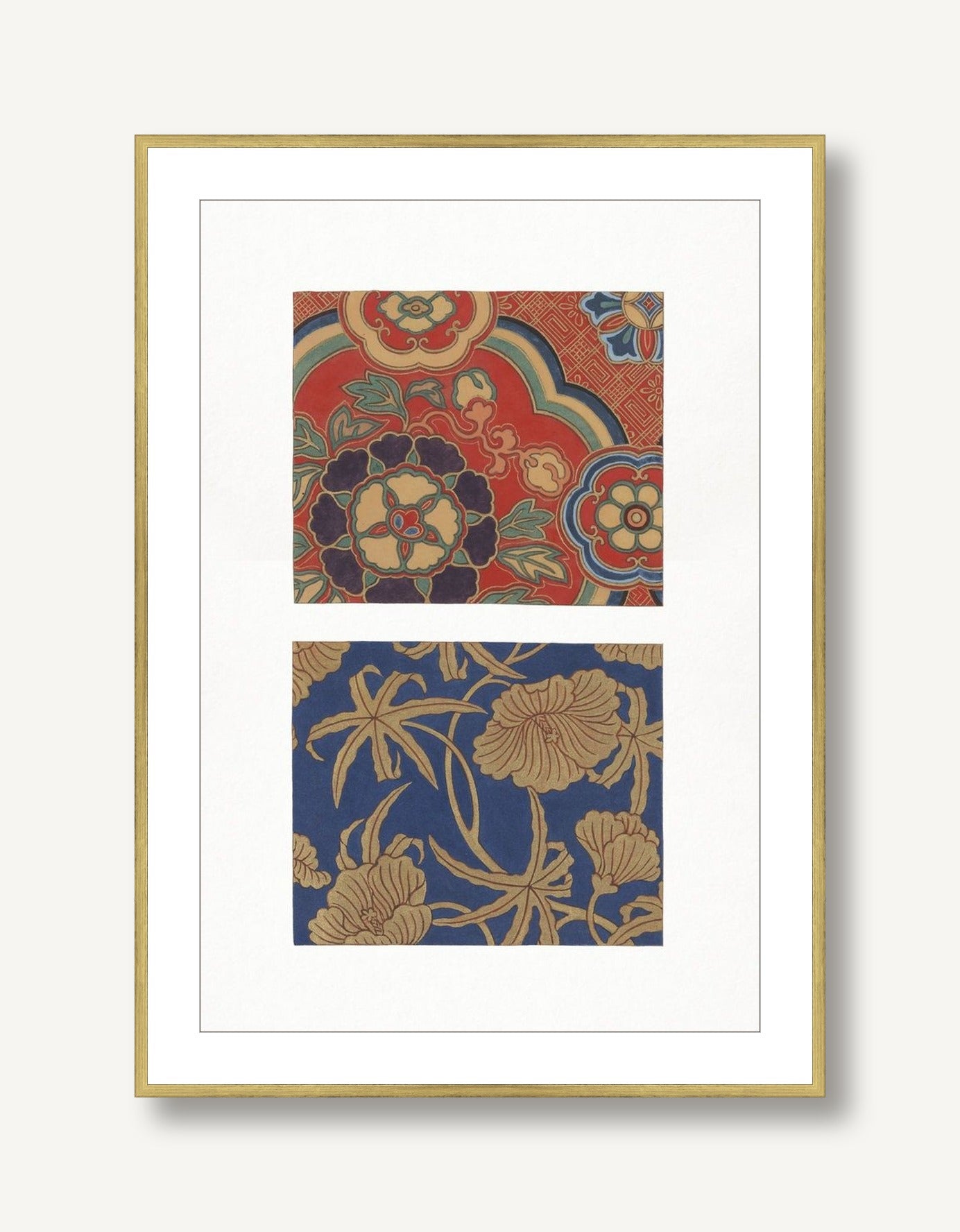 Imperial Florals 2 framed