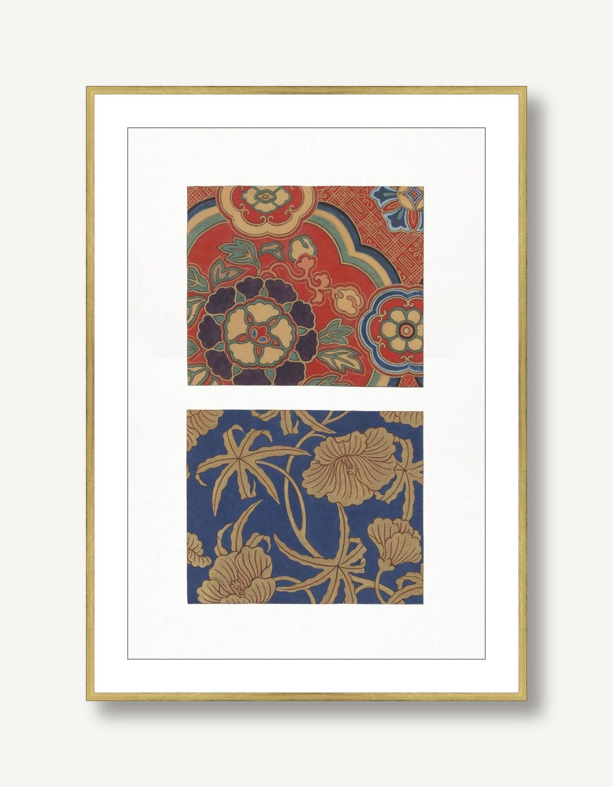 Imperial Florals 2 framed
