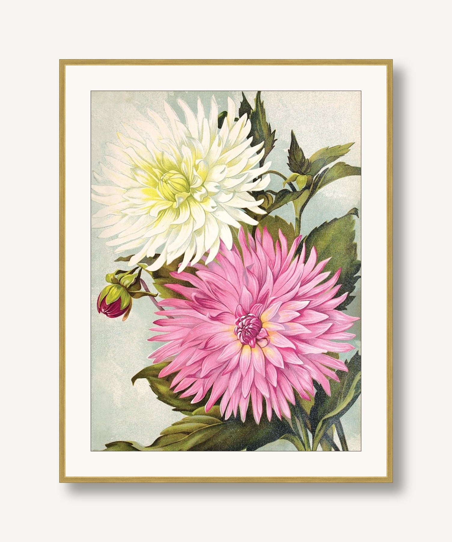 Jewel Blooms 1 framed