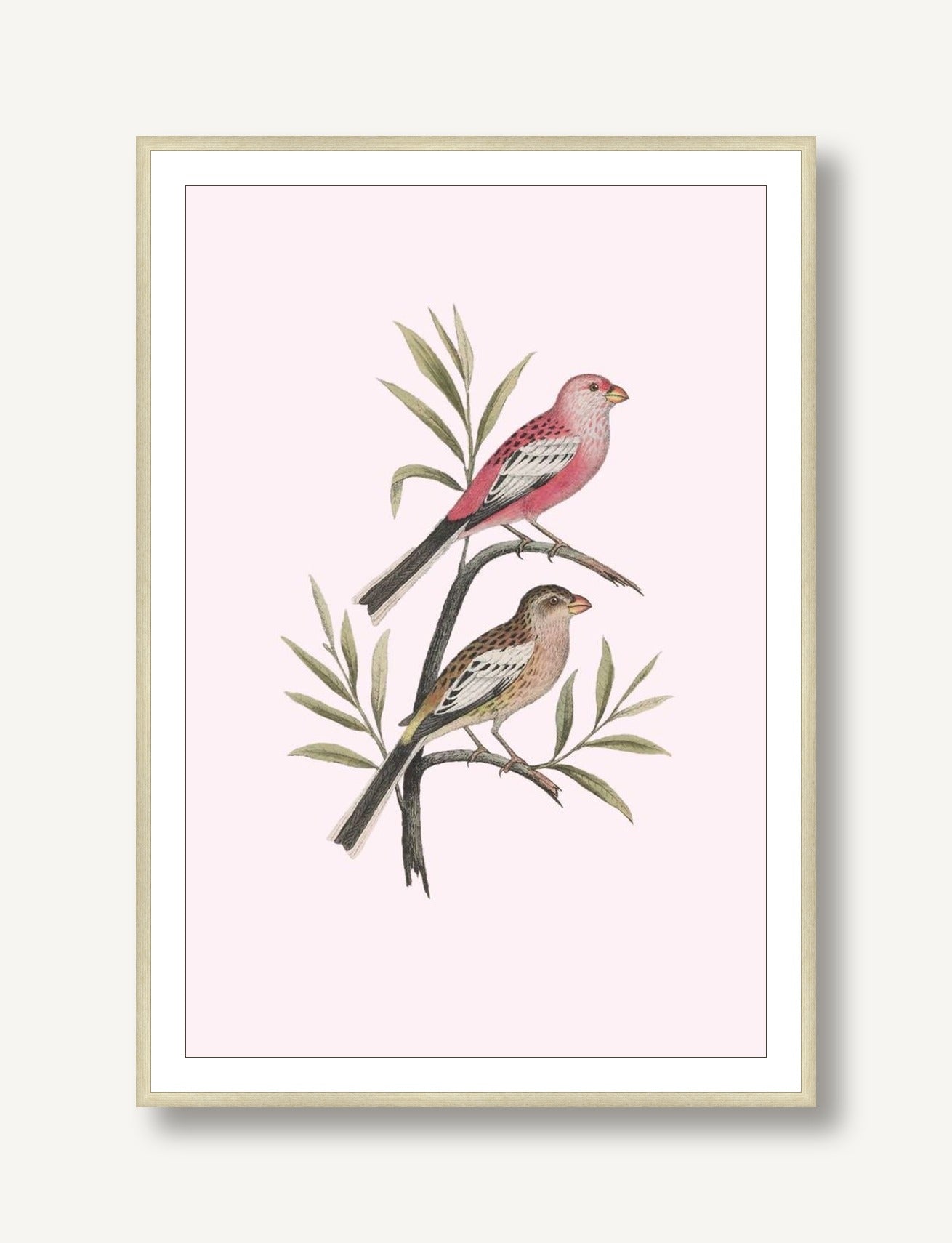 Nesting Navigators Pink 4 framed
