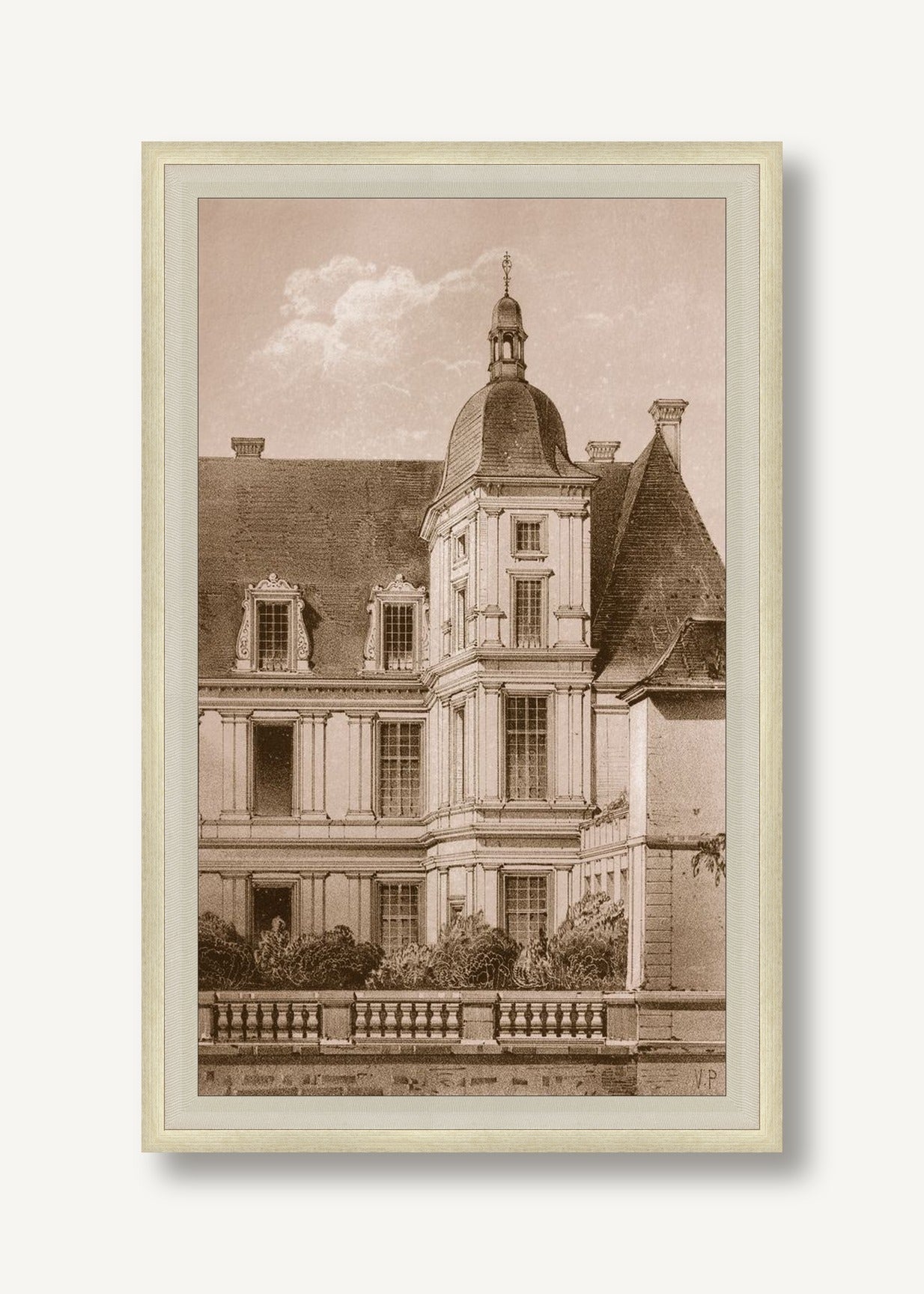 Paris House 6 framed