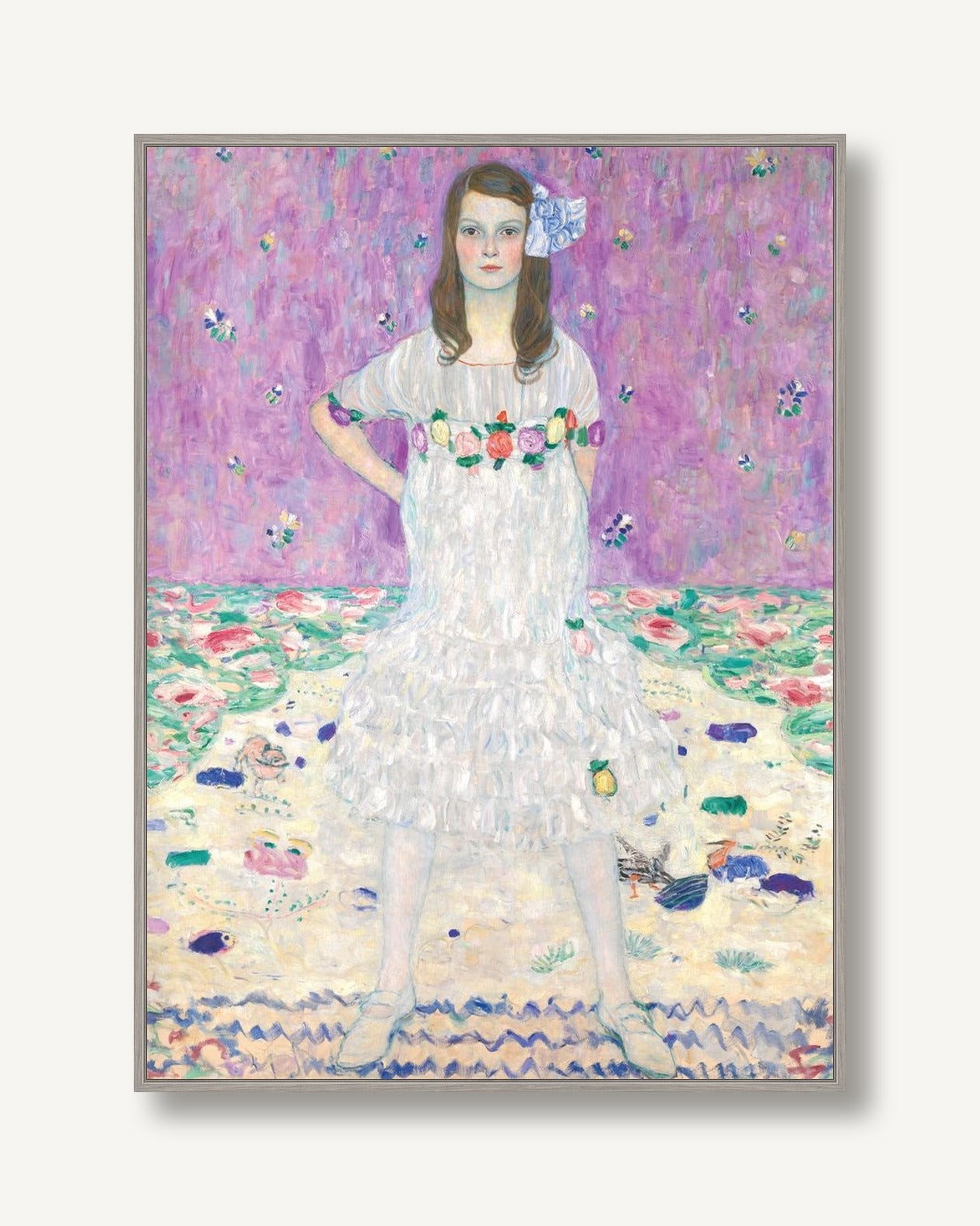 Playroom in Lilac 1 framed