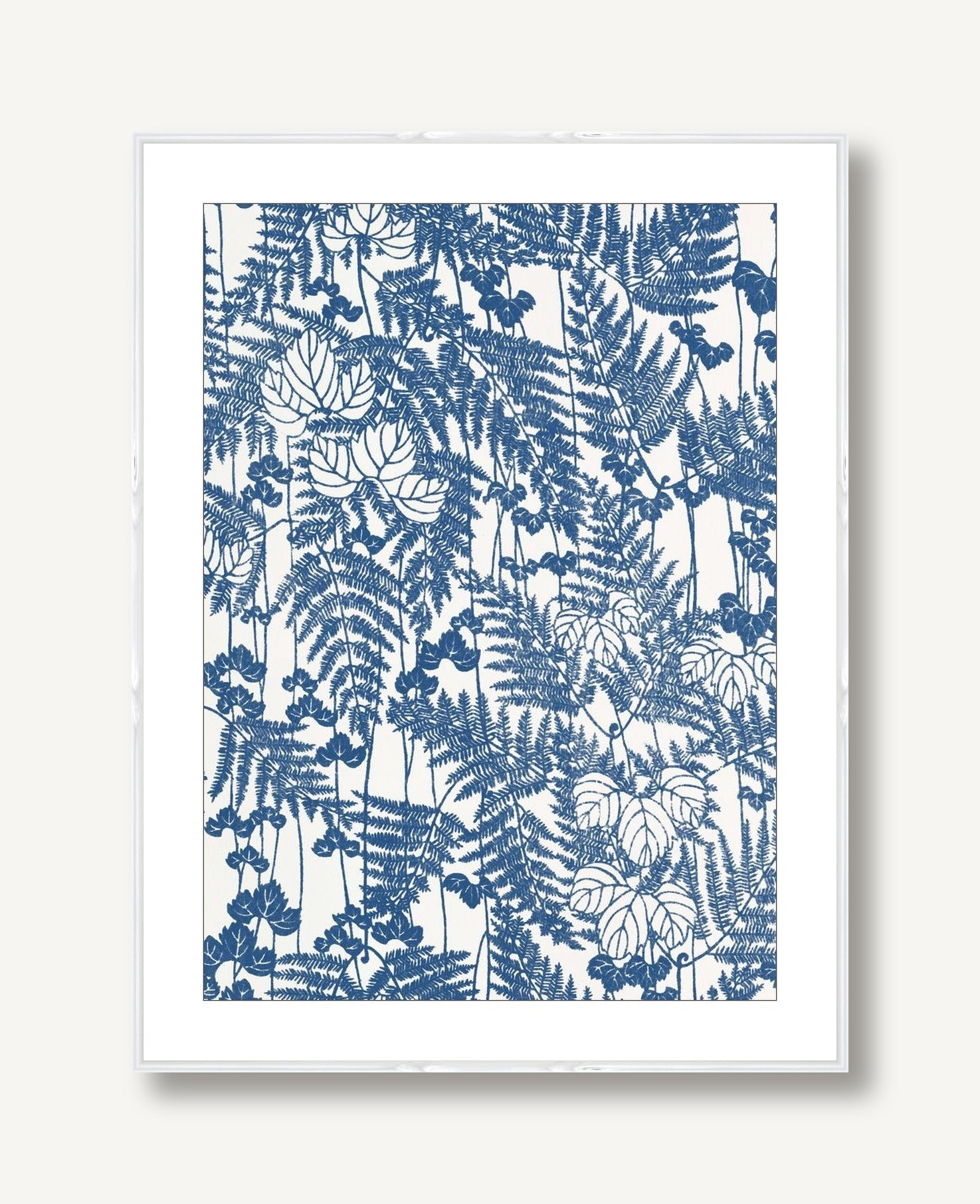 Porcelain Patterns 1 framed
