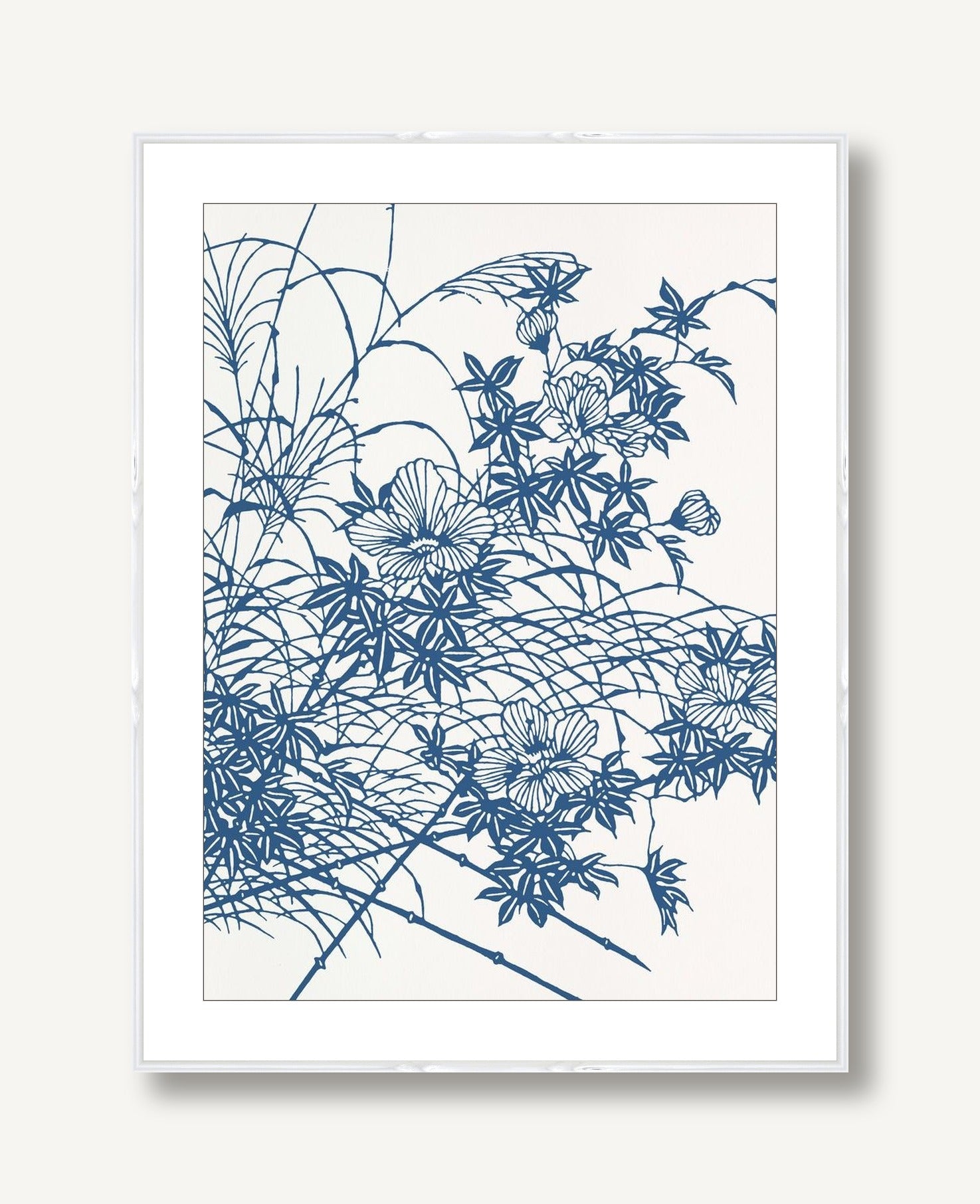 Porcelain Patterns 2 framed